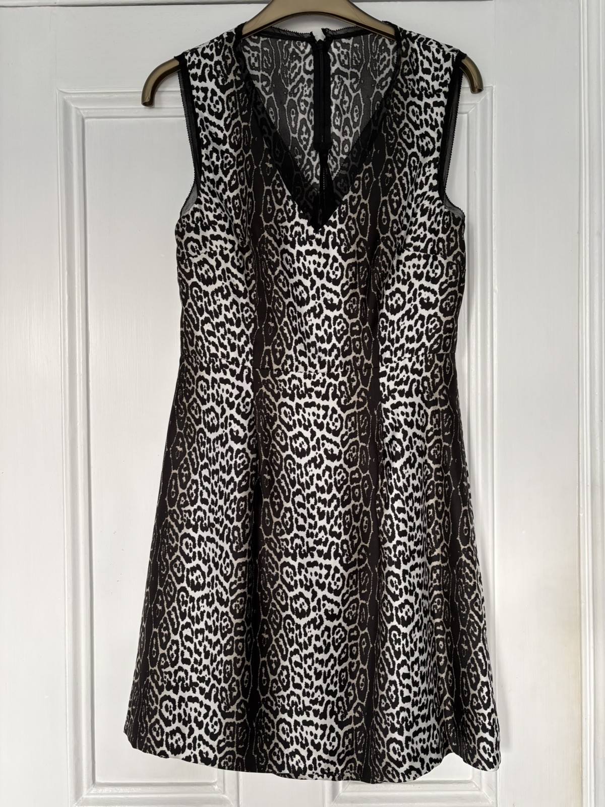 EXCELLENT CONDITION REISS STELLA ANIMAL PRINT SILK DRESS SIZE 10
