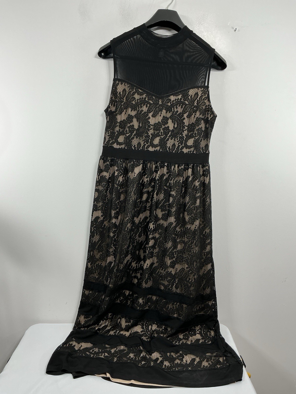 Womans Excellent Cond. Candolite Sleevless Pullover Maxi Dress Large Multicolor
