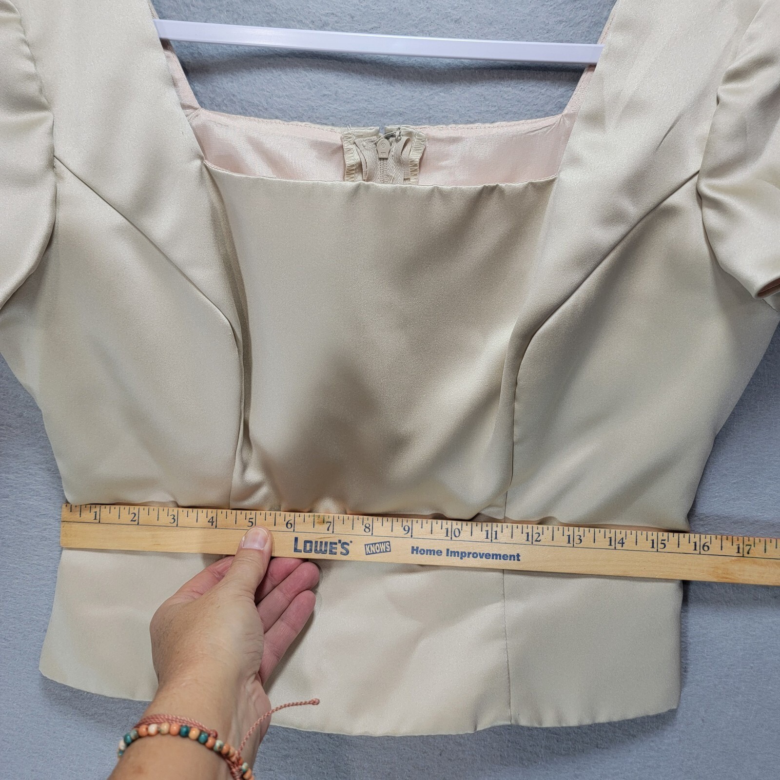 Vtg Bill Levkoff Evening Maxi Skirt Set Womens 14 Satin Chiffon Flowy Wedding
