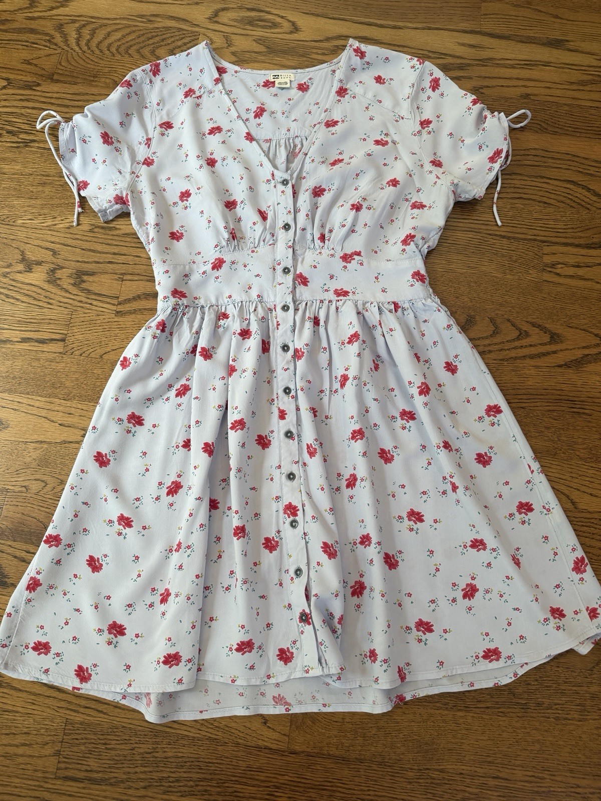 Billabong “Twirl Twist” Floral Mini Dress Size L