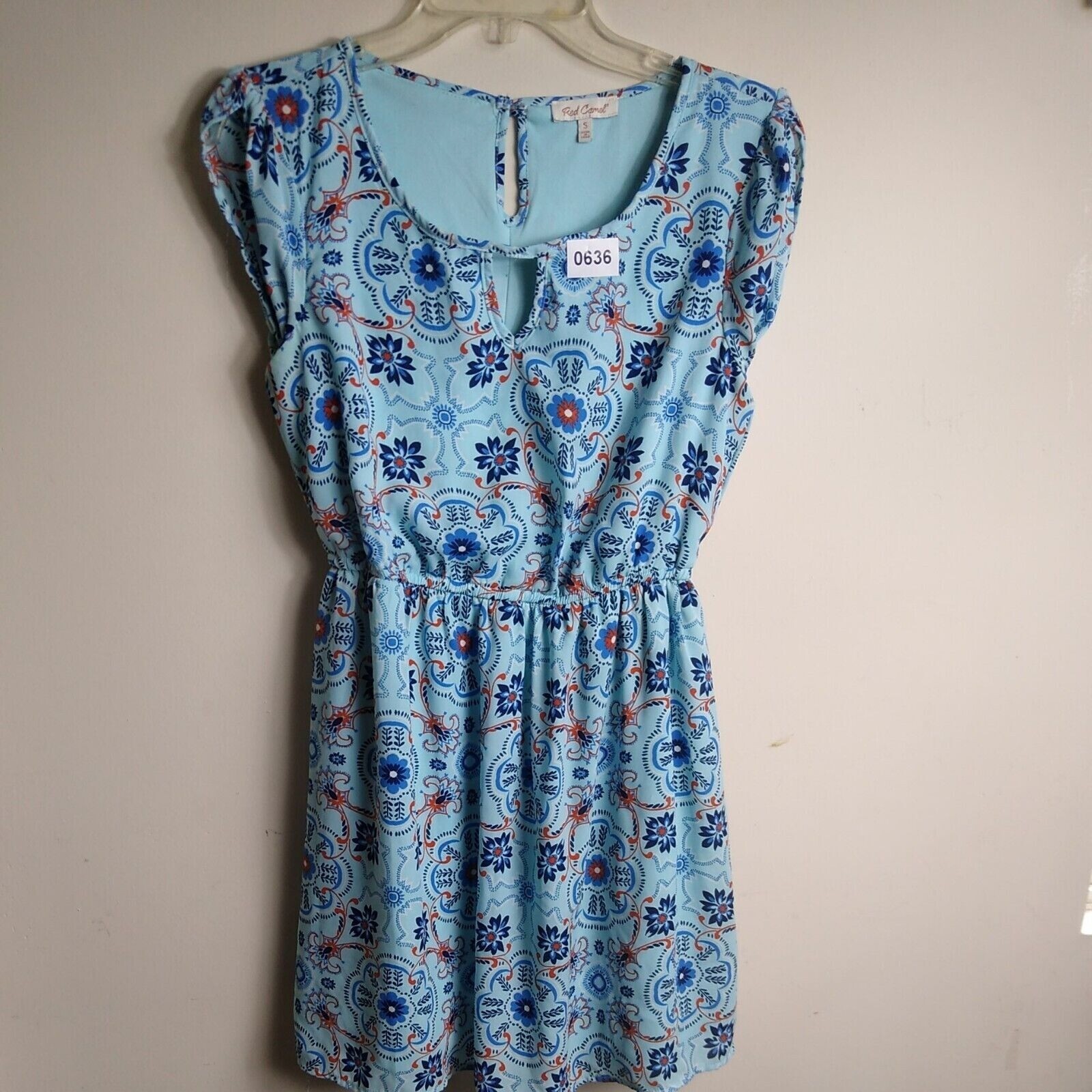 Red Camel Dress Womans Small Multicolored