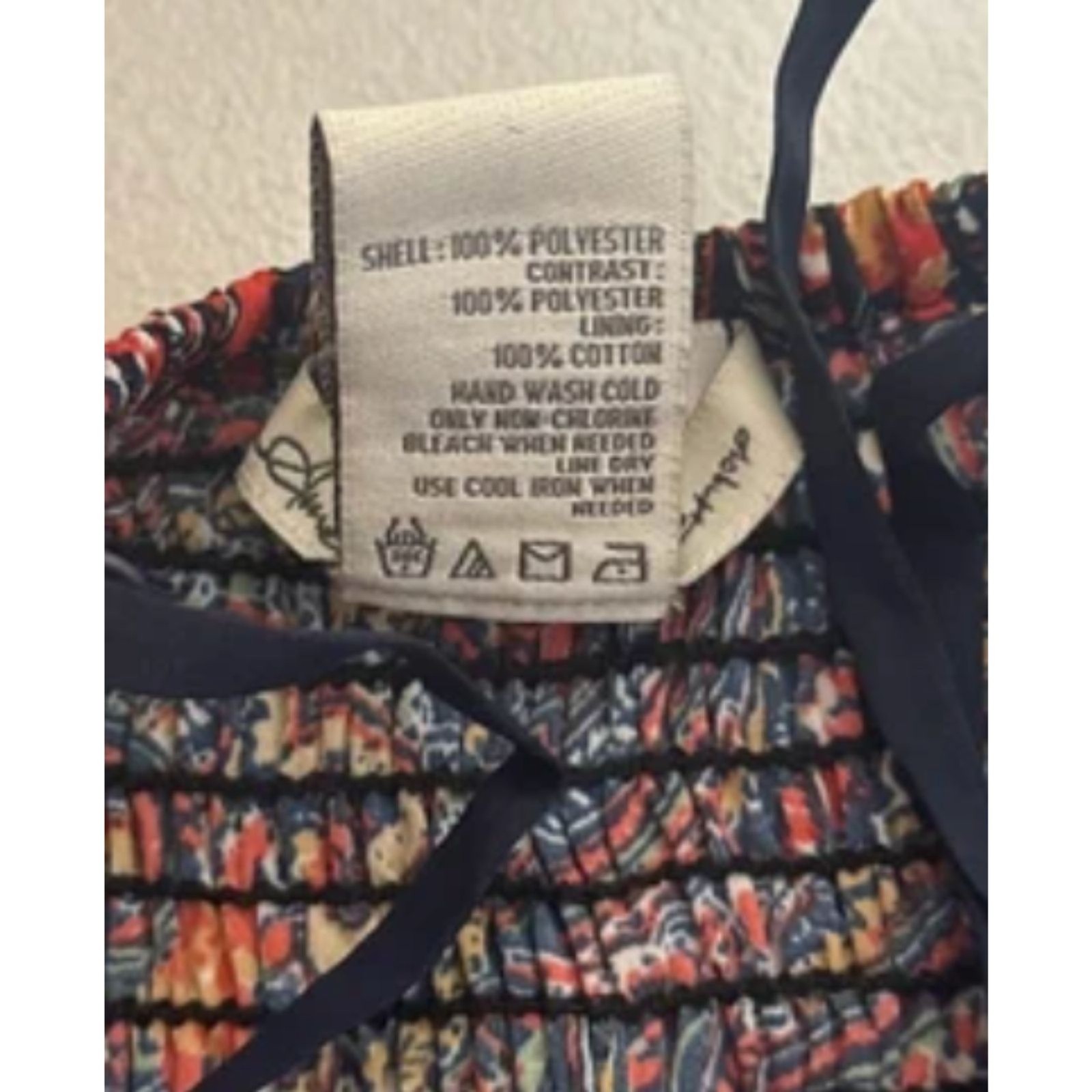 American Rag Multicolor Paisley Adjustable Straps Pockets Dress Women’s L 2015