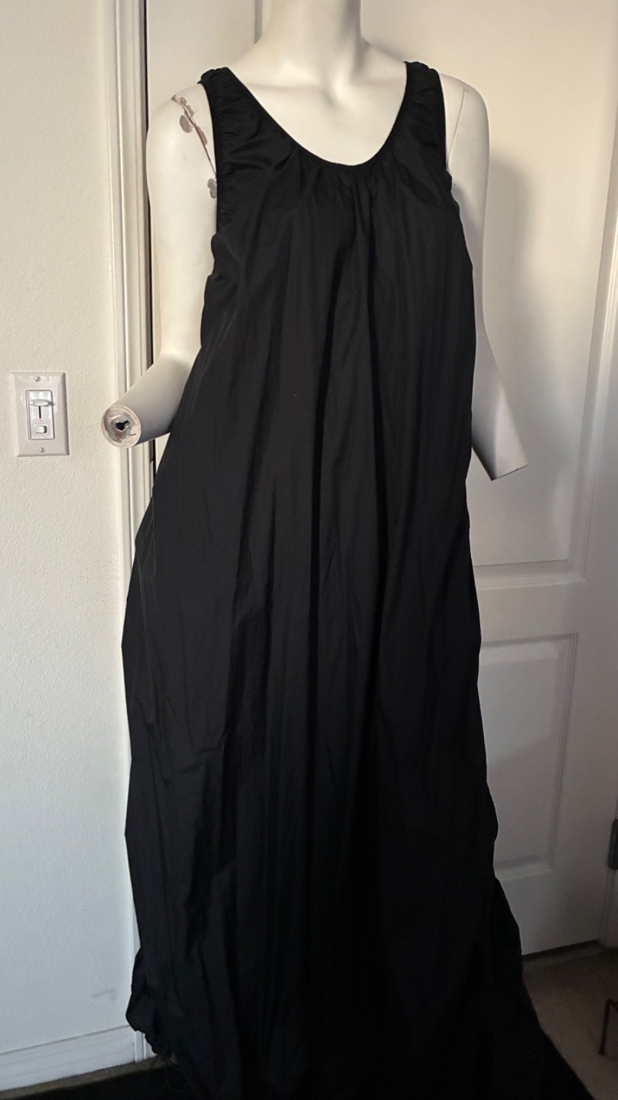 H&M STUDIO Black Parachute Dress 2017 L