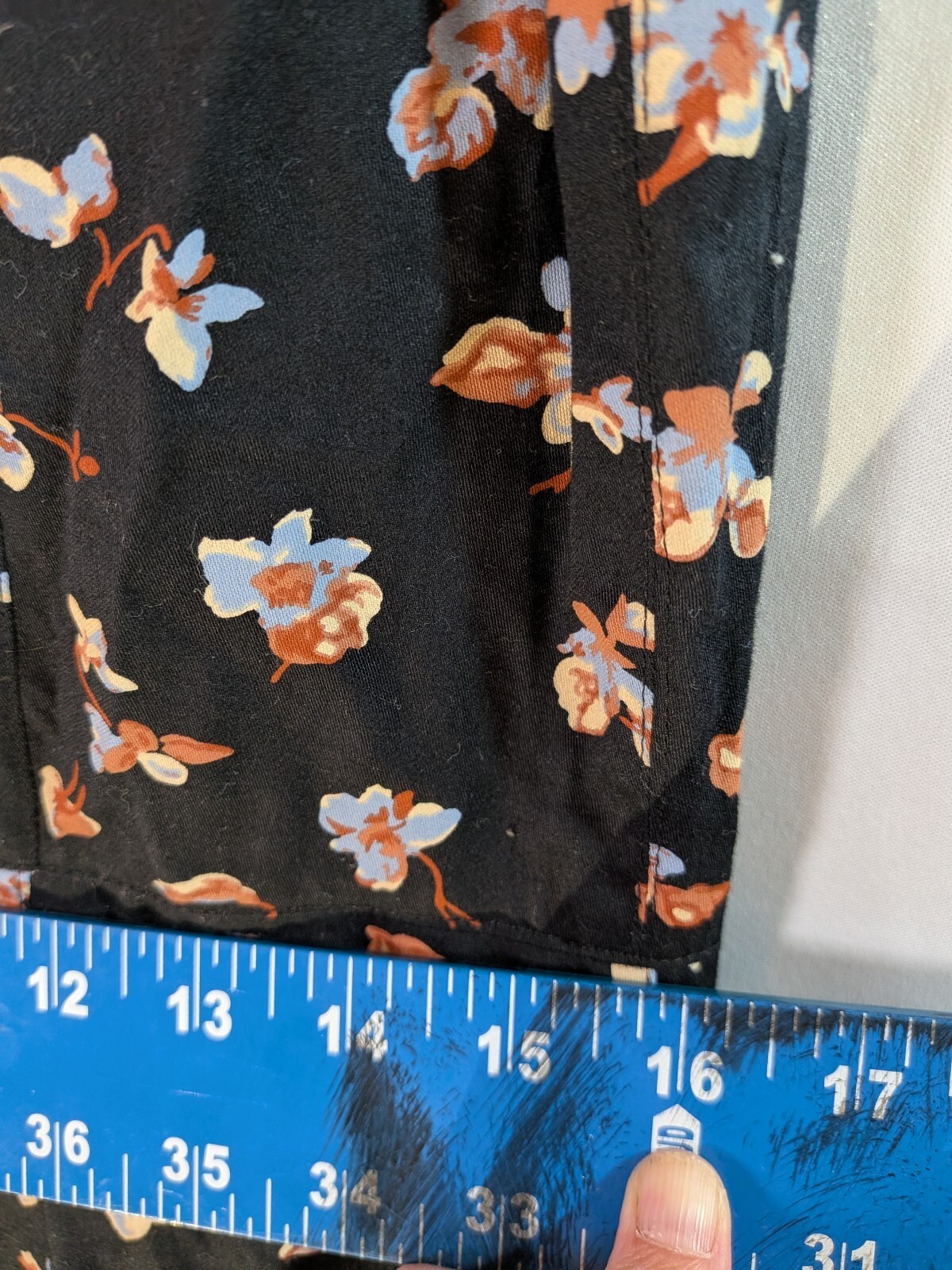 People Tree Organic Cotton Floral Button-Up Dress UK 12 / US 8