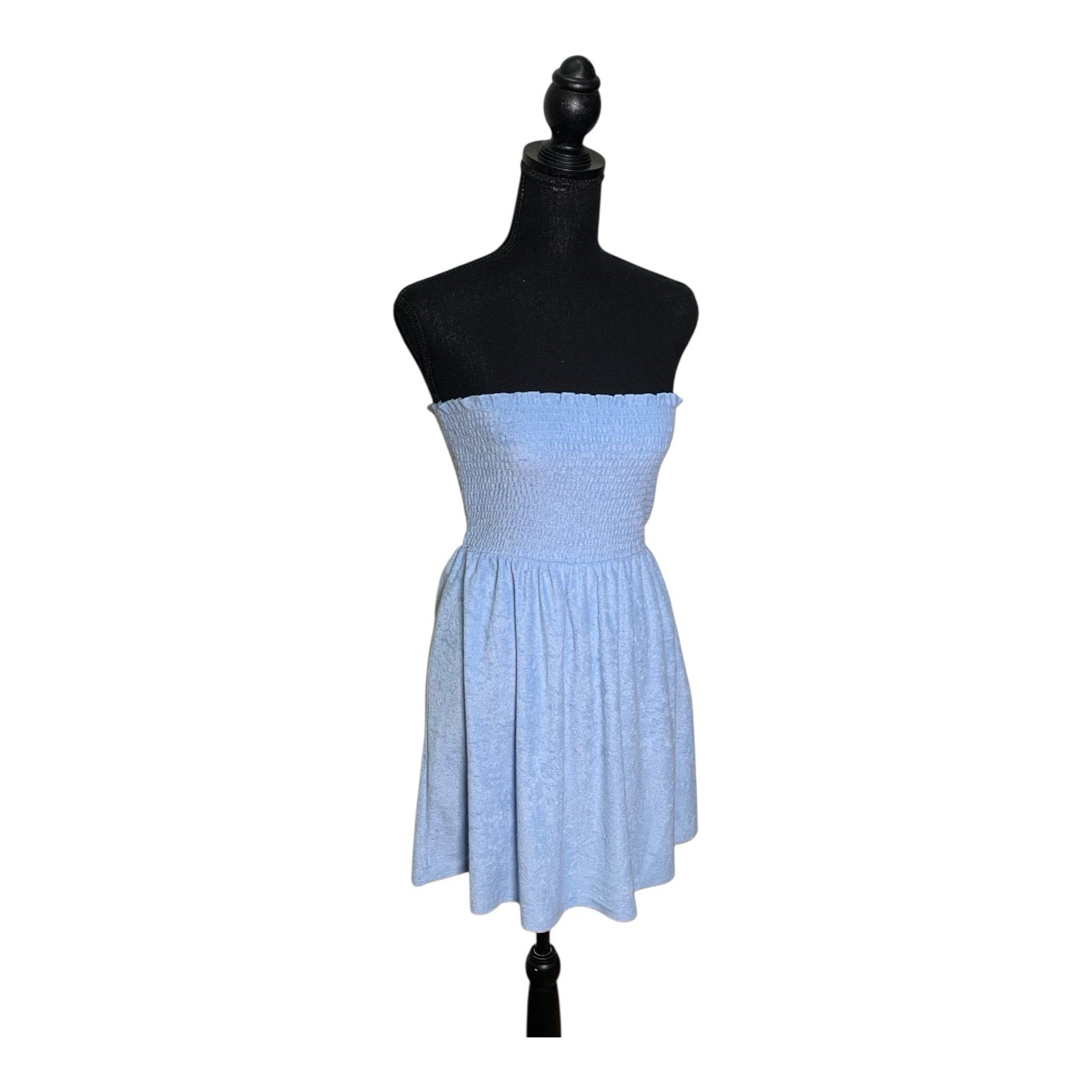 Love Fire NWT XS Junior Blue Tube Top Dress #2121D