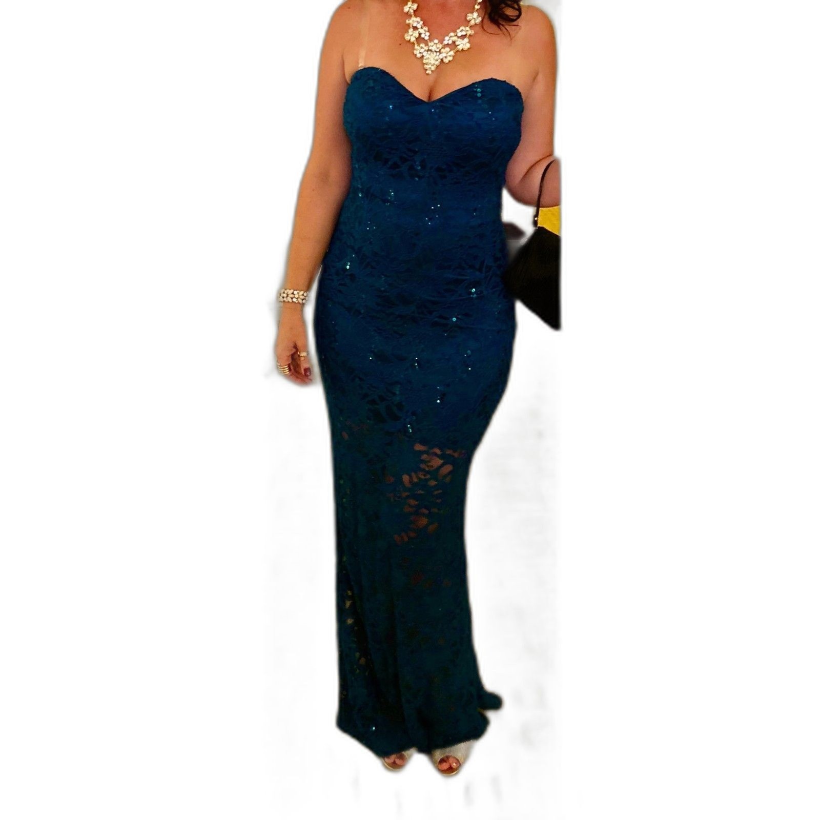 Woman’s Strapless Prom/Homecoming Dress by Jump Apparel, Size 3/4