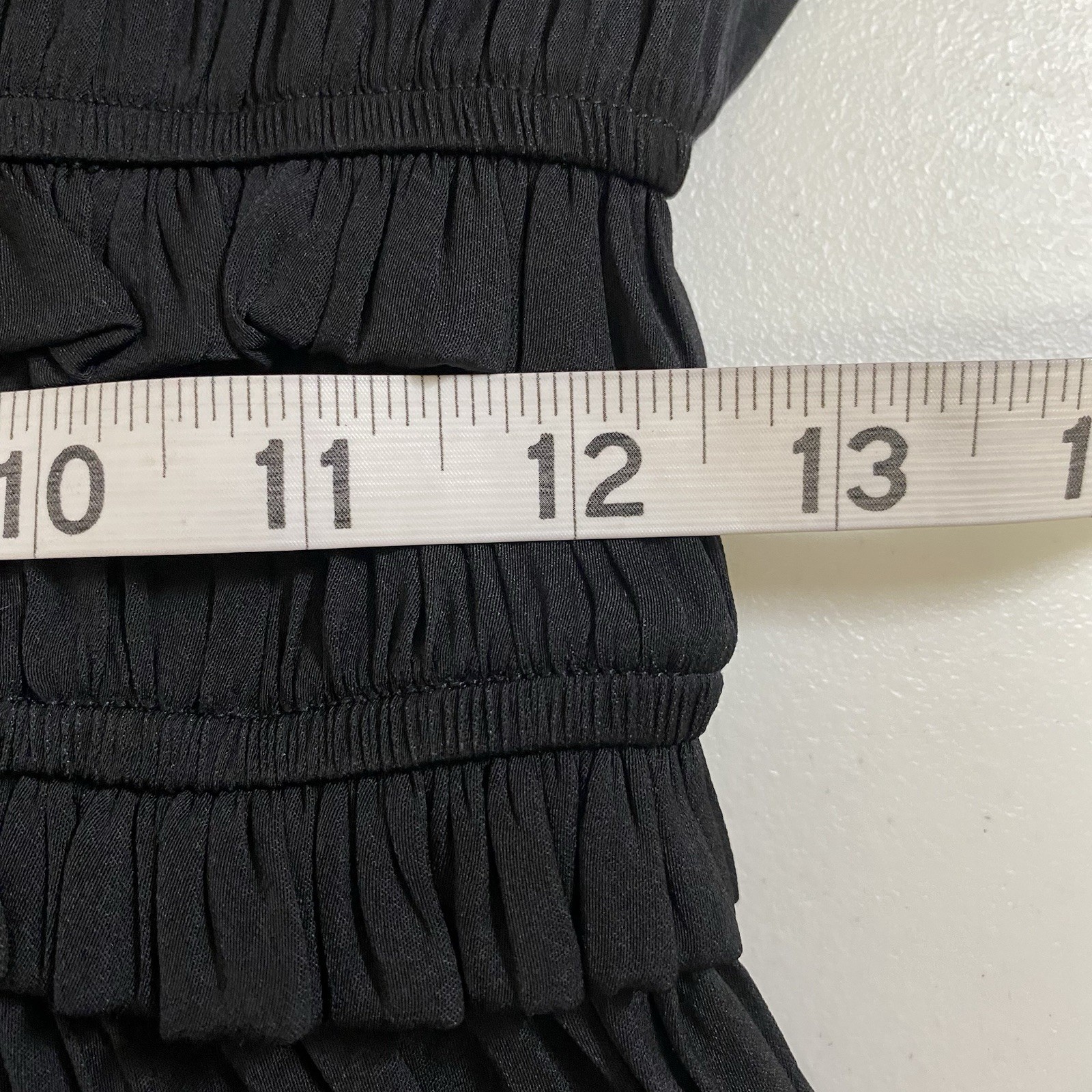 Current Air Dress Womens XSP Balloon Sleeve Ruffles Dark Romance Whimsigoth