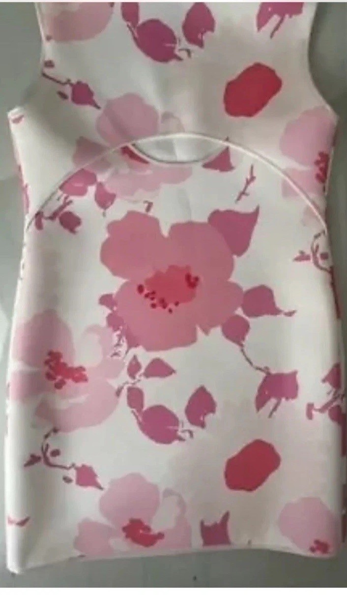 $1895 MORE THAN 90% !! OFF VICTORIA BECKHAM COCKTAIL DRESS SZ UK 14 US 10