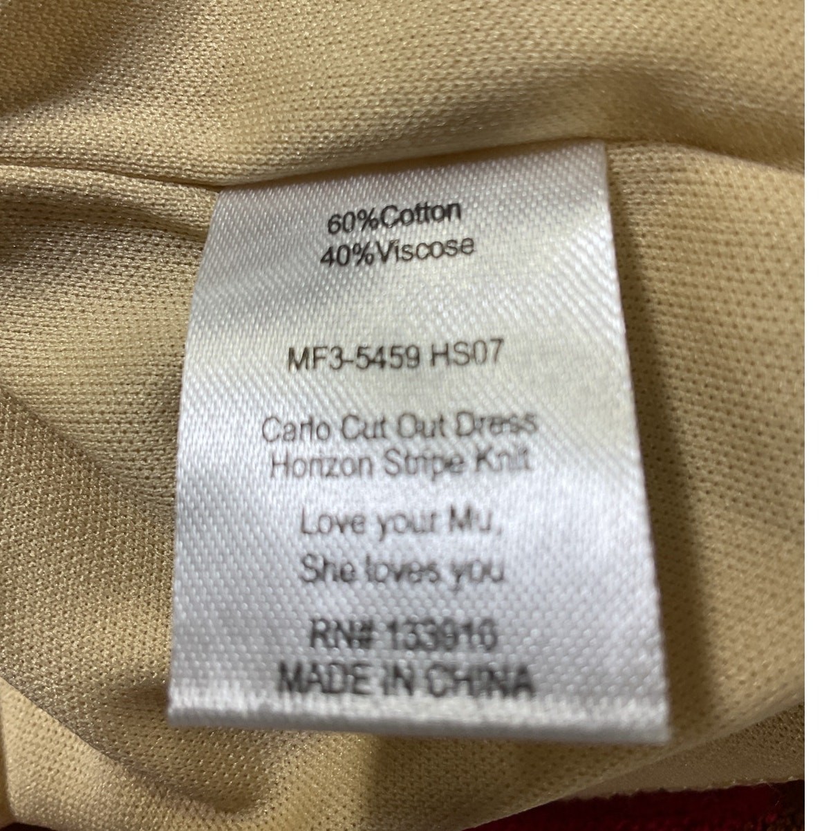 Show Me Your Mumu Vibrant Horizon Stripe Knit Carlo Dress Size L