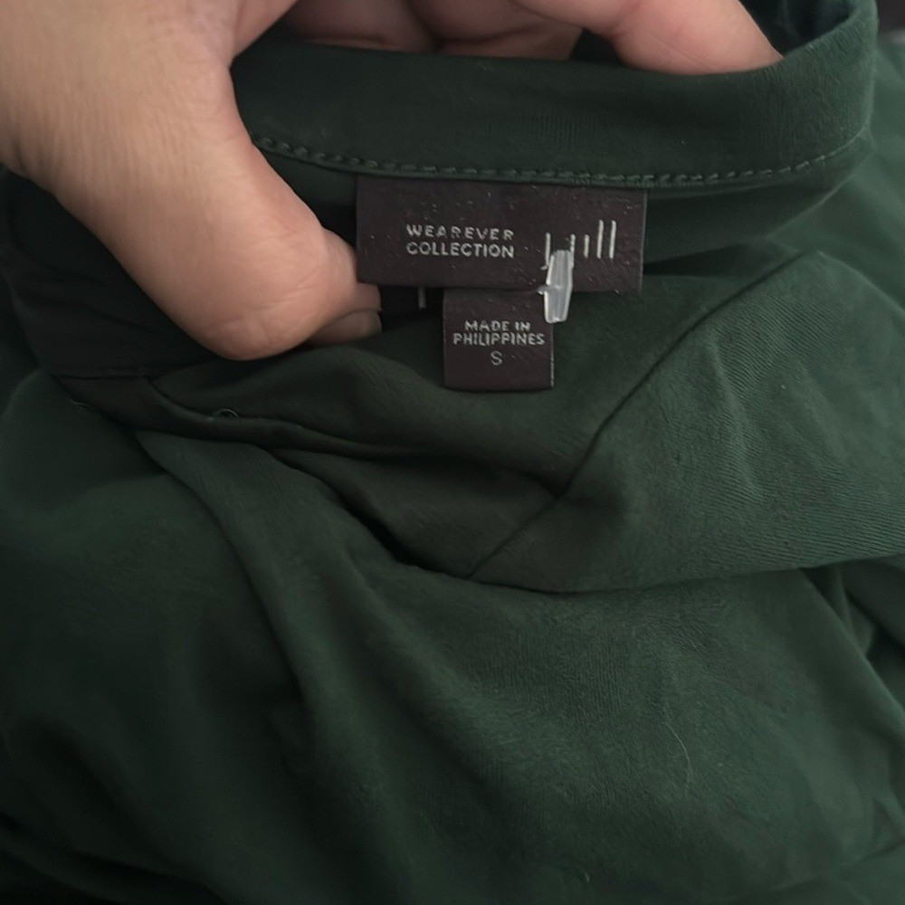Green Button-Down Dress