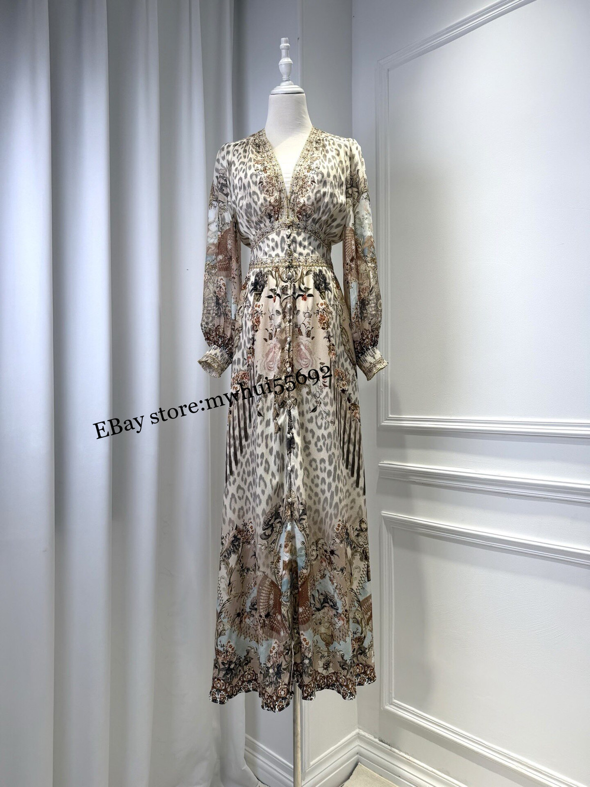 CAMILLA 2026 Maxi Dresses Luxury Elegant Temperament Slim Holiday Print Dress