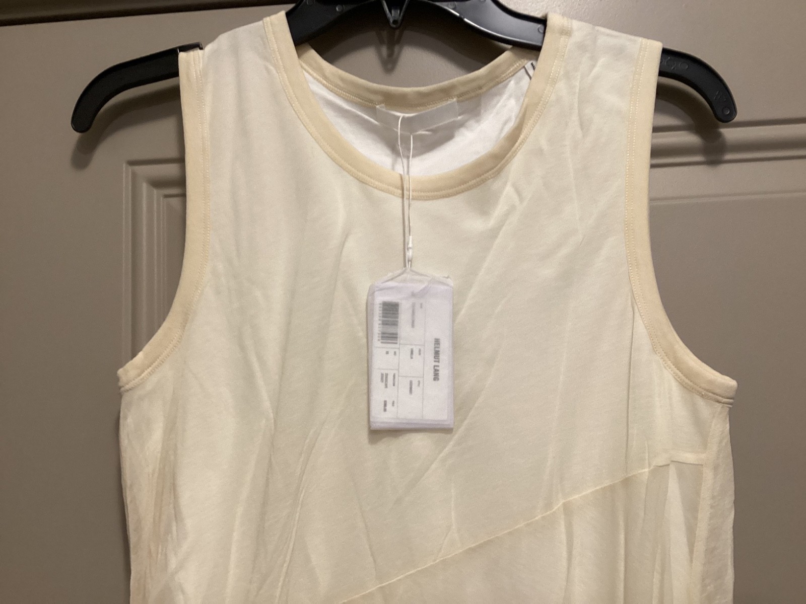 NWT Helmut Lang Bubble Hem Cotton Dress X-Small, $395