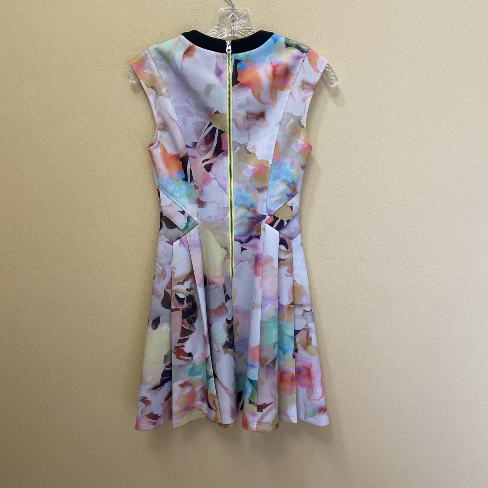 Ted Baker London Jeneyy Electric Day Dream Fit & Flare Dress Ted Size 1 US 2-4