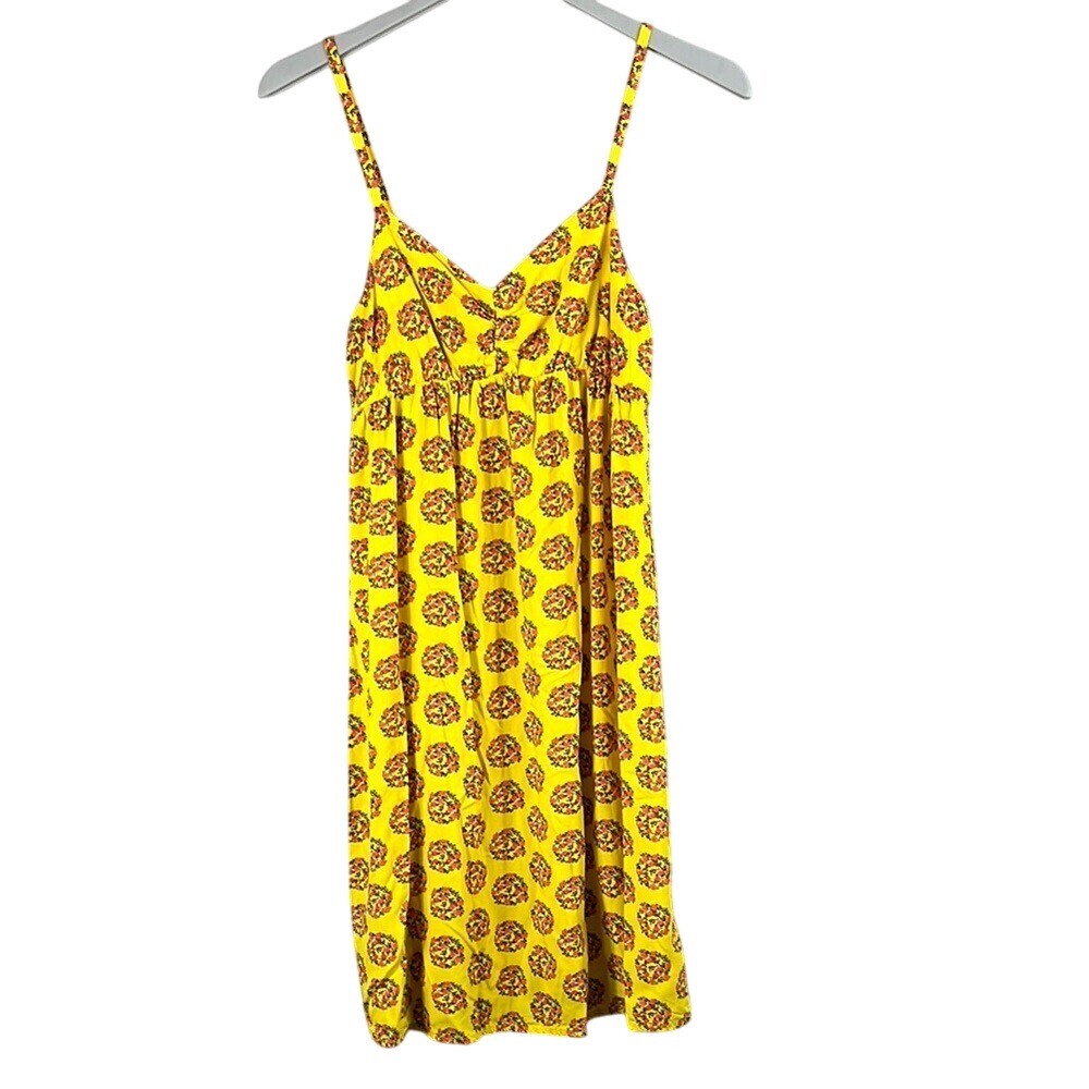 Old Navy Sleeveless Sundress Womens Size Small Yellow Above the Knee