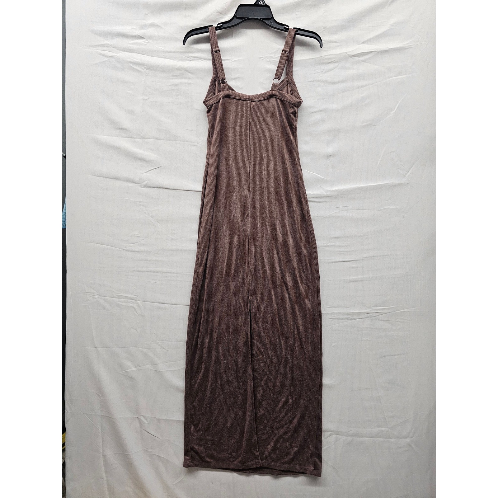 Wild Fable Womens Ribbed Maxi Dress Cardigan Set Brown Polyester Blend Size S