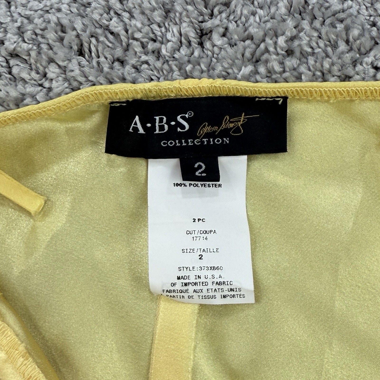 ABS Collection Dress 2 Yellow Milkmaid Coquette Babydoll Fairy Festival Gypsy