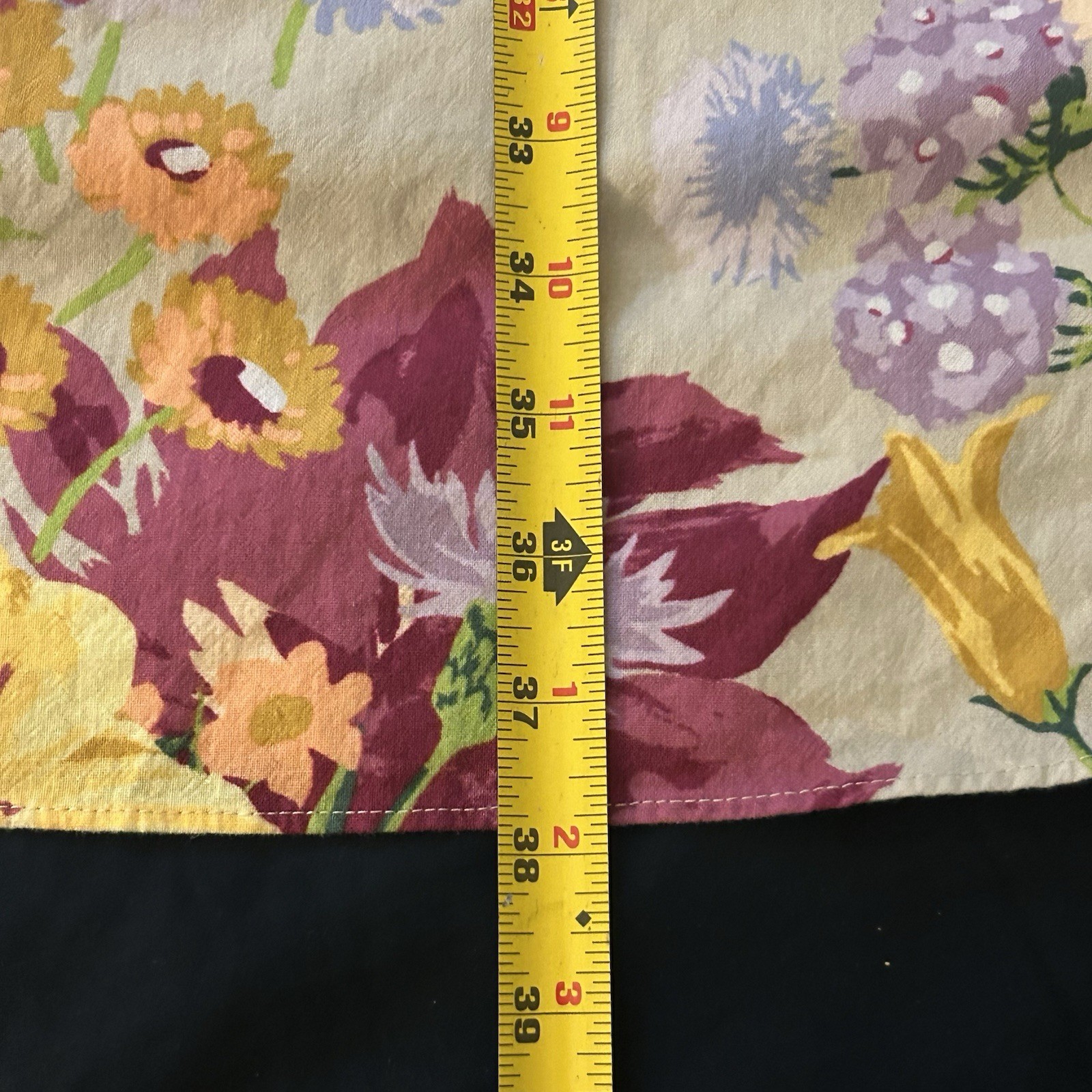 H&M Floral Summer Cotton Linen Maxi Dress Fully Lined Adjustable Long Large / L