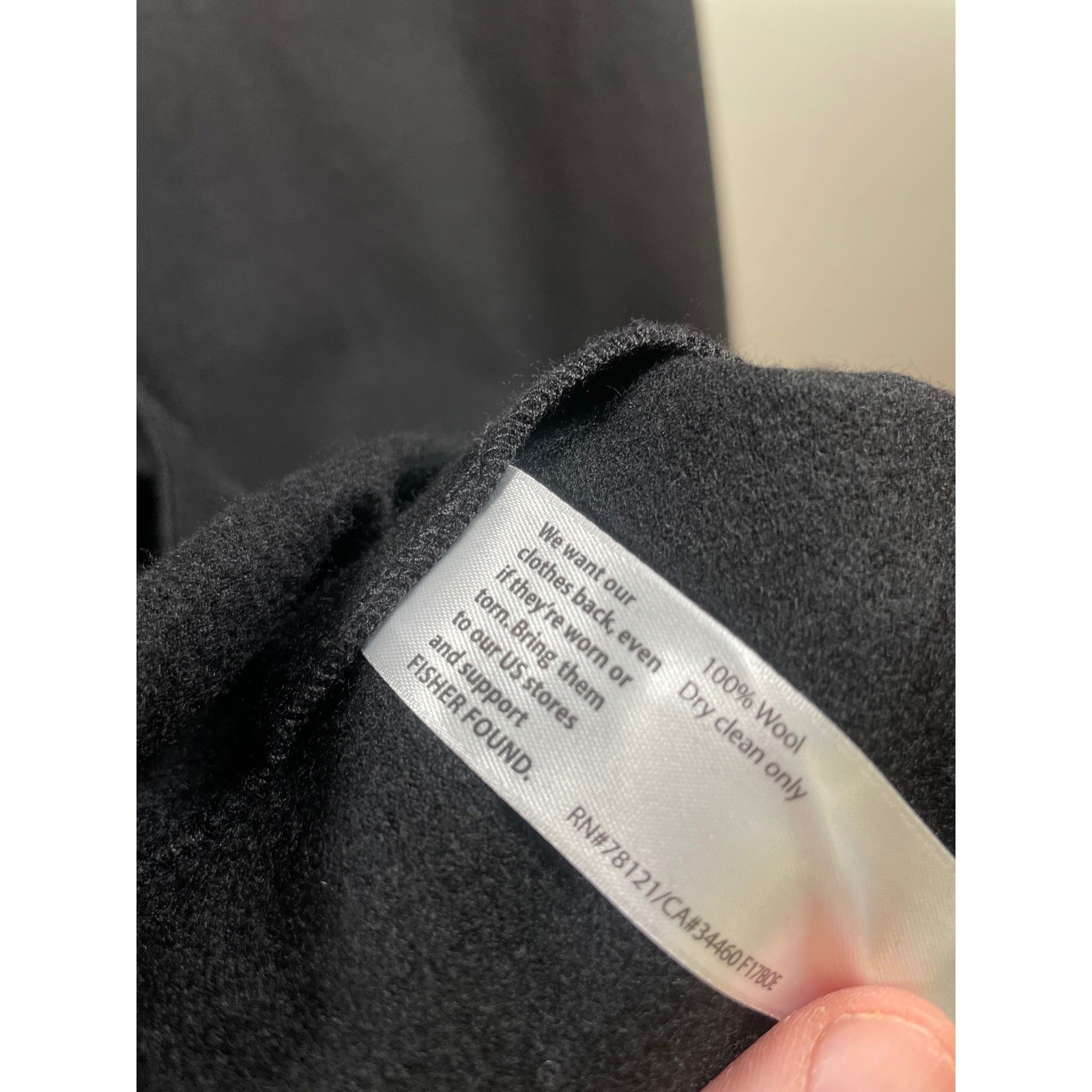 Eileen Fisher 100% Wool Shift Dress Women’s Large Black Sleeveless Mini