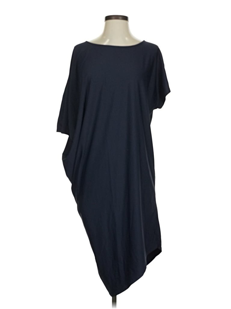 Athleta Sunlover Hilo UPF Dress Navy Asymmetric Stretch XS