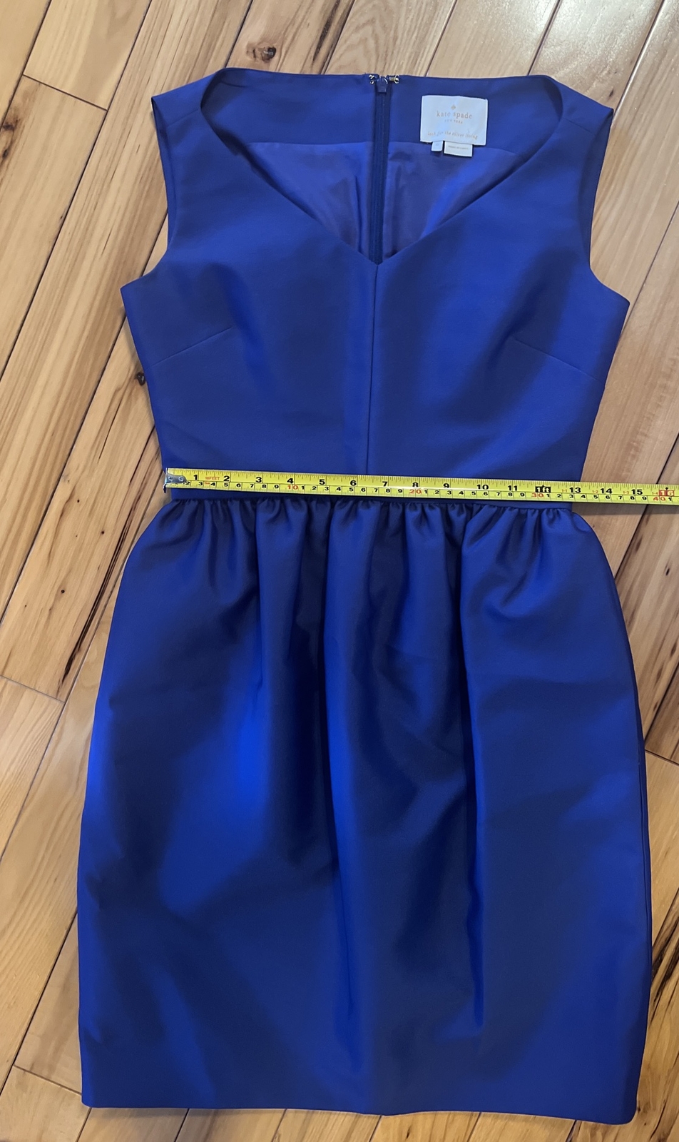 KATE SPADE Cupcake Skirt Sleeveless Dress Women’s Size 0 Lapis Blue