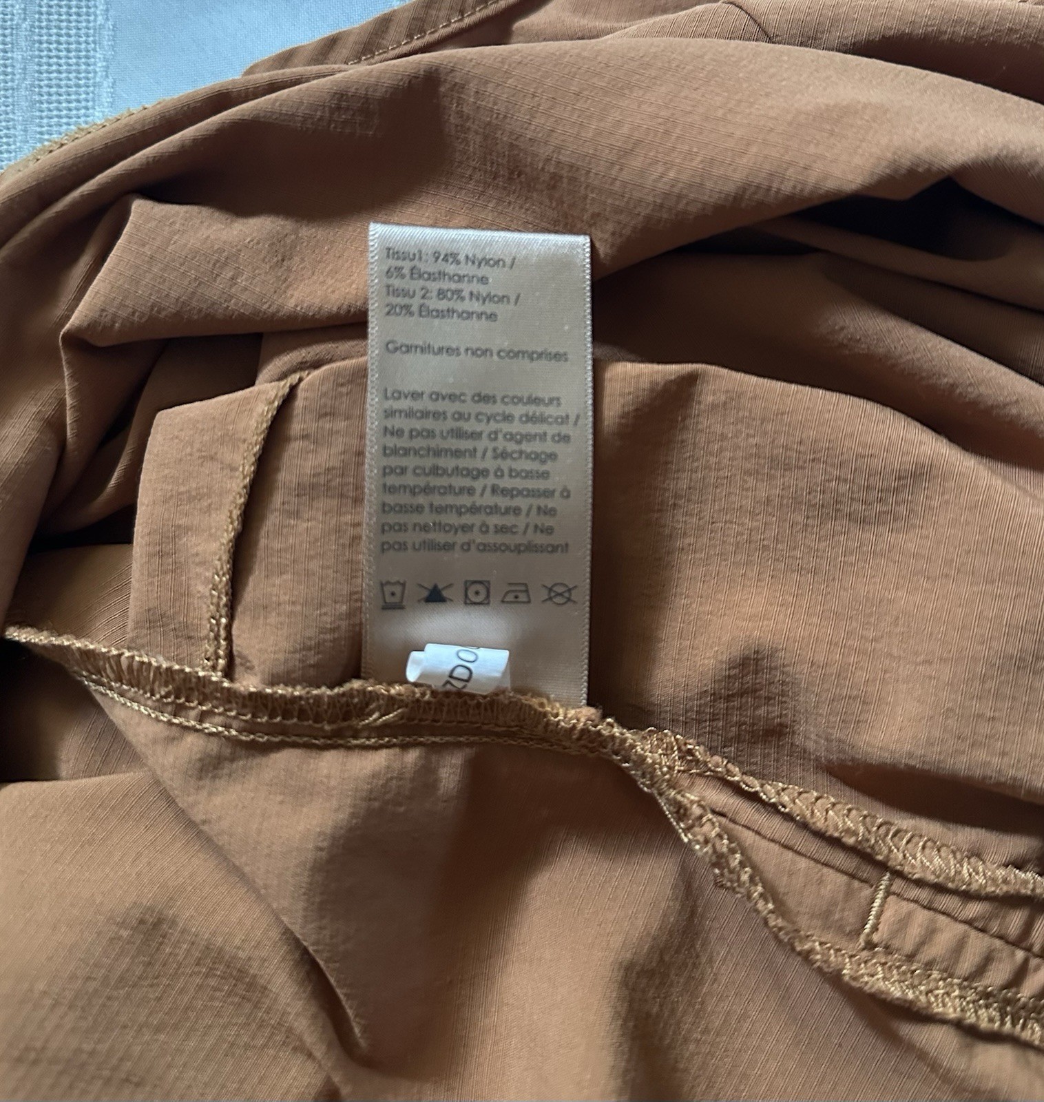 Indyeva Liike Dress Size S Rust Copper Orange / Terracota Hiking Athleisure EUC