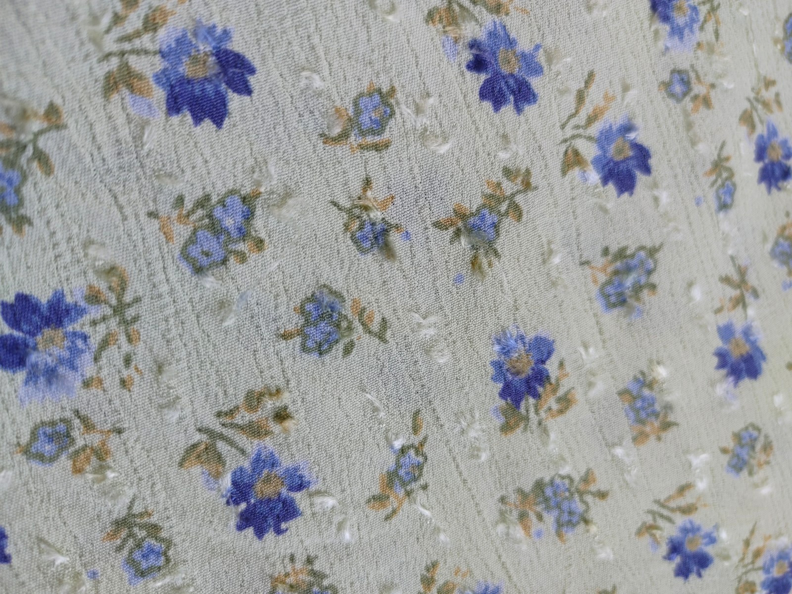 90s Vintage April Cornell Ditsy Floral Prairie Cottage Duster dress Midi M