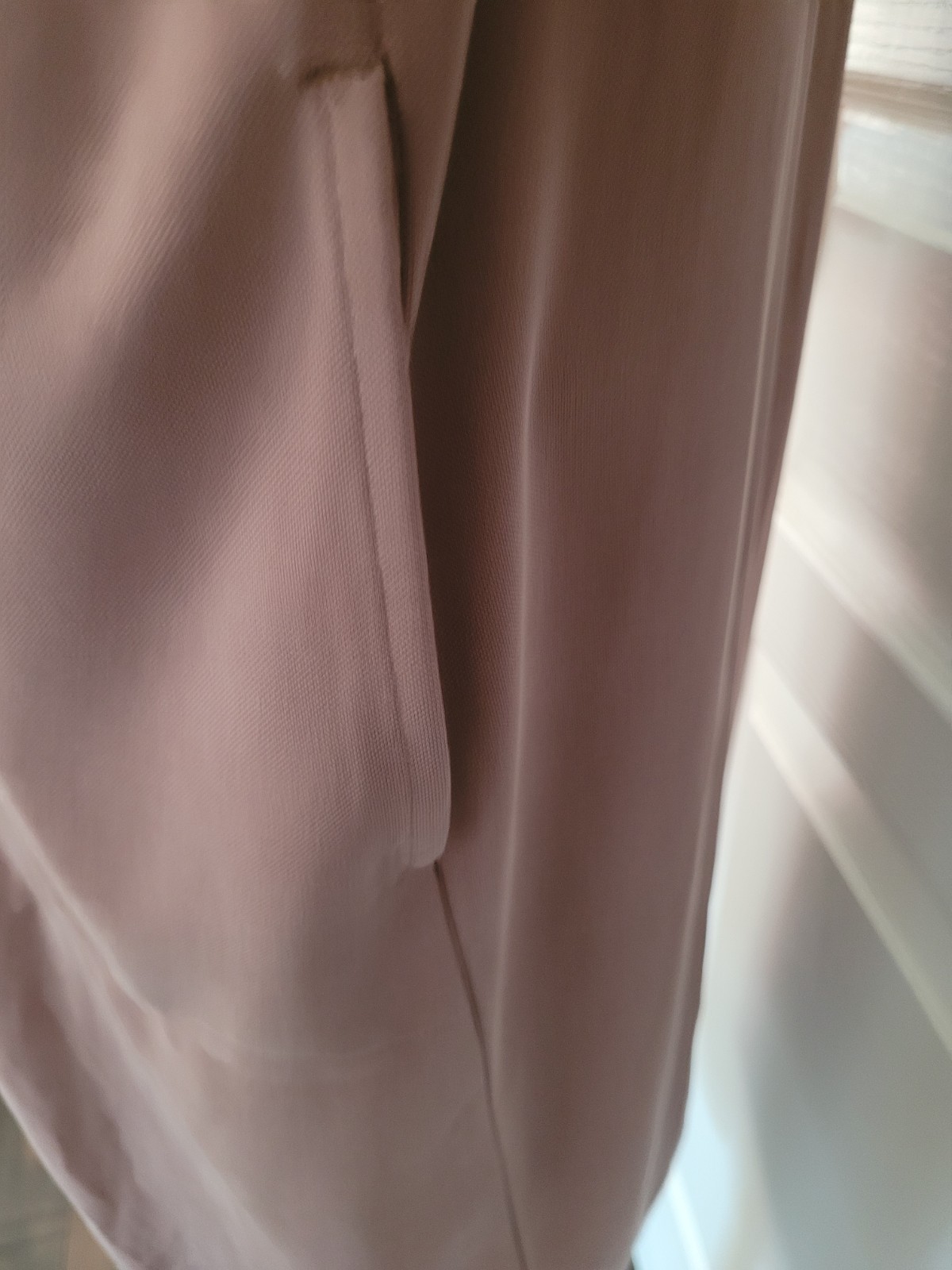 J.Jill Pure Jill Sand-washed Piqué Relaxed Dress Kaftan Soft Desert Clay Sz Med