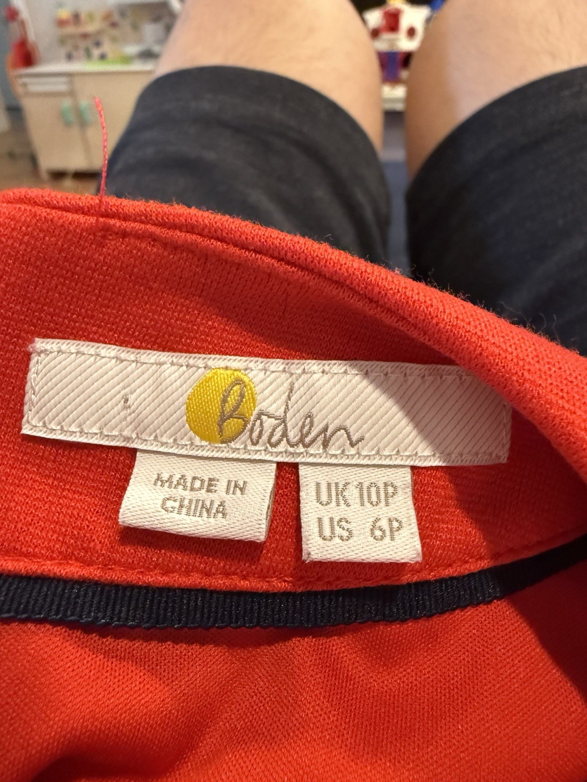Boden Red Dress 6P