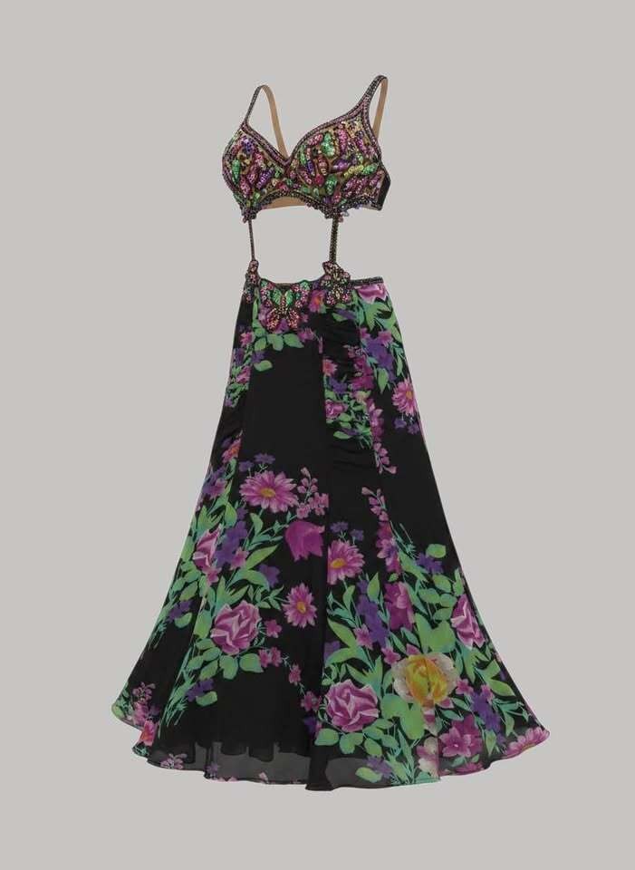 Lily Floral Sequin Cut-Out Maxi Dress Size 14