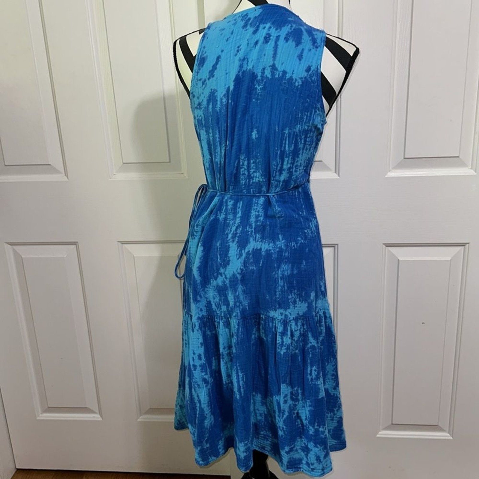 STARK X Blue Halter Wrap Dress