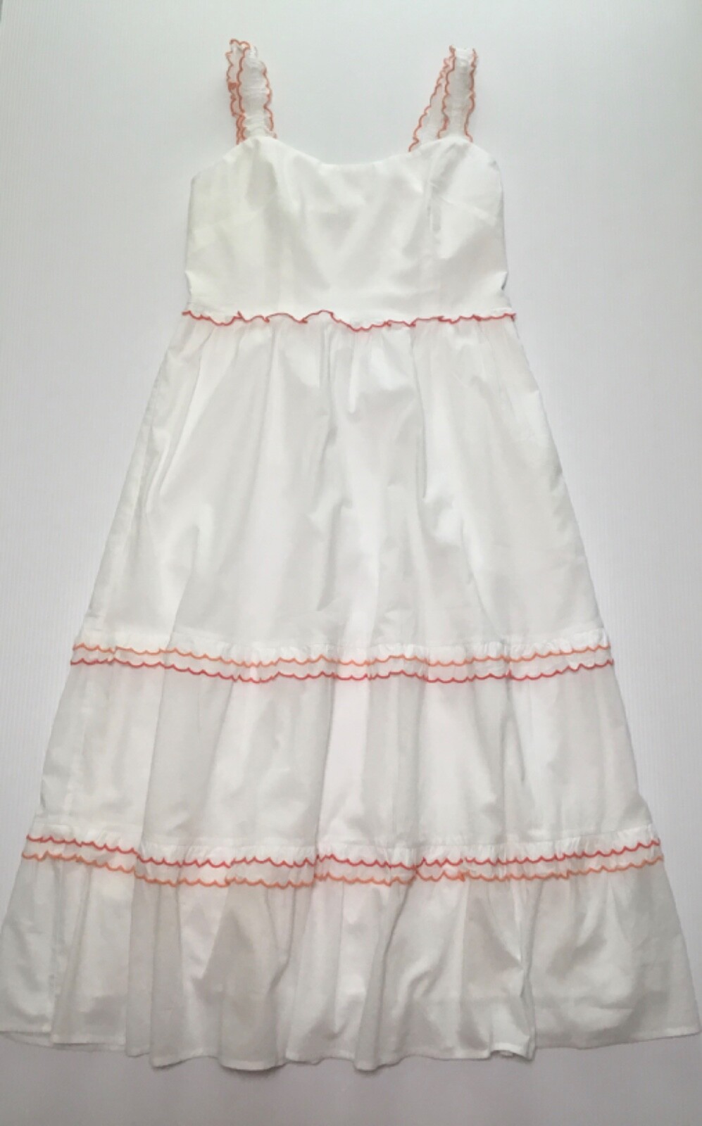 J.Crew Factory Women’s NWT Scalloped-Trim Midi Dress Size: 8, 10, 12