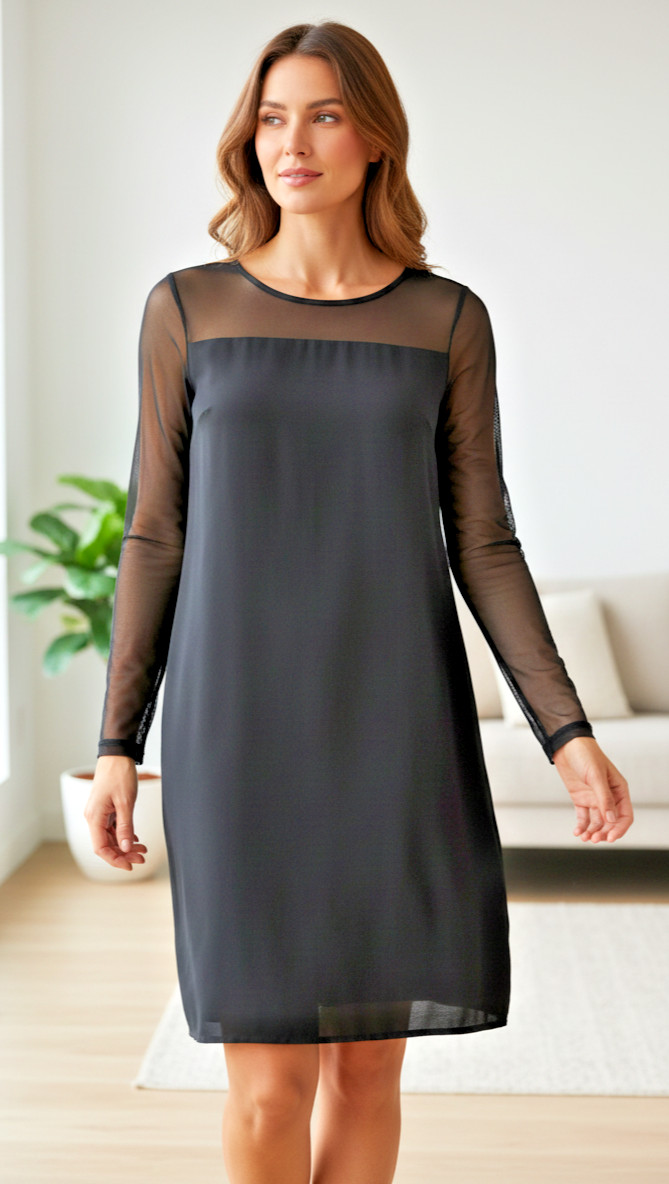 Tommy Bahama Women New Sz M 8 10 Dress Illusion Sheath Pencil Fairycore Gothcore