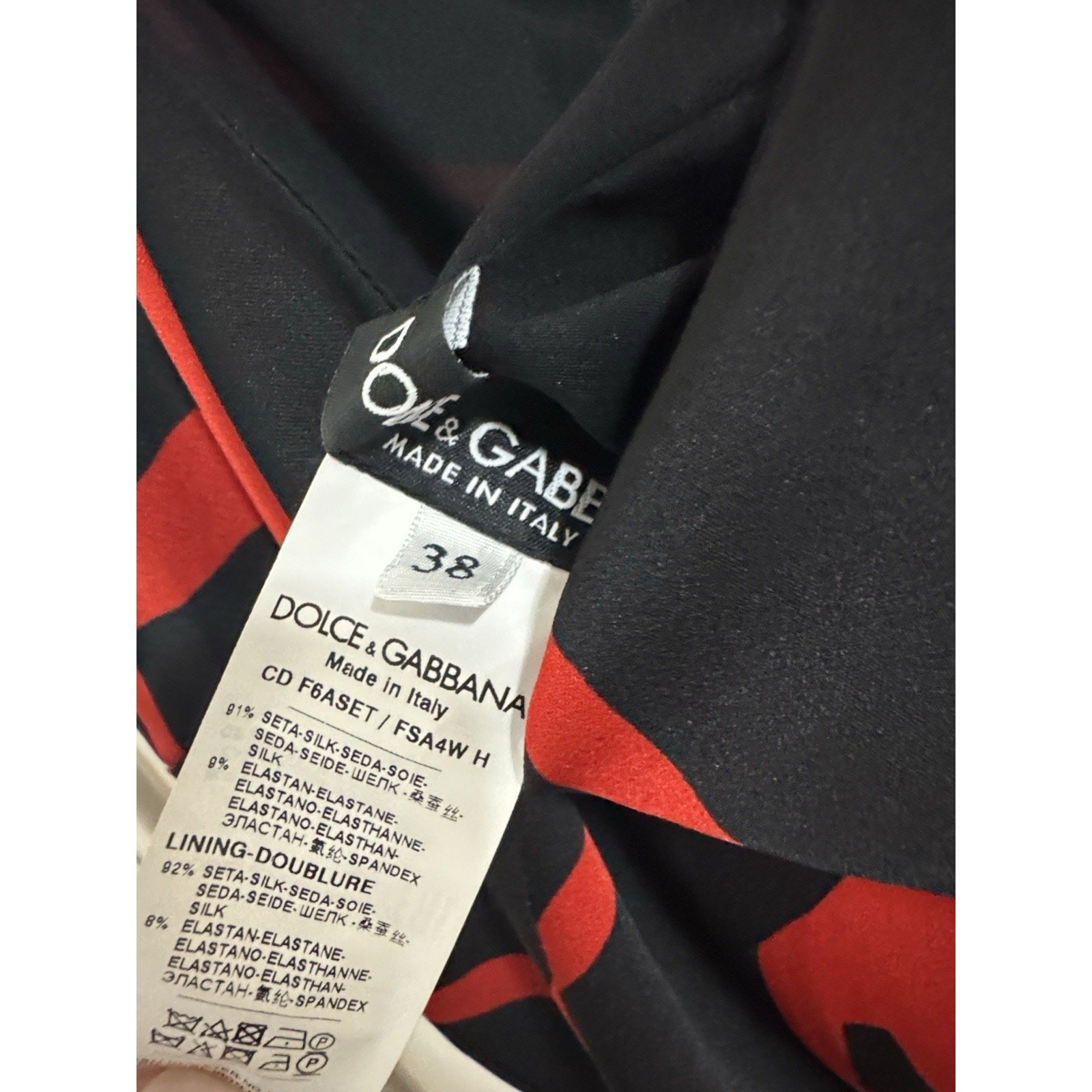 Dolce And Gabana Womens Dress Giraffe Print