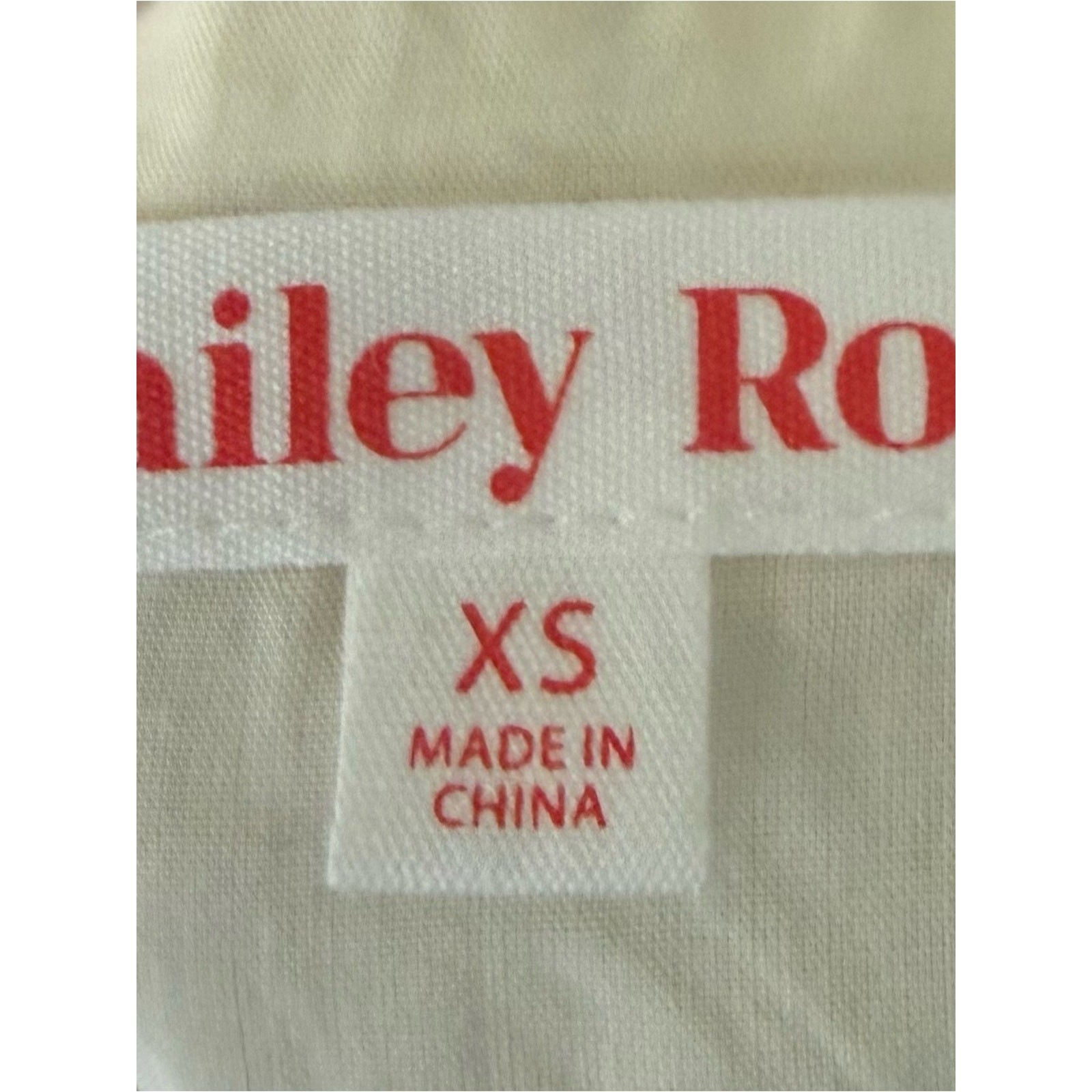 Bailey Rose Cream Red Pepper Print Halter Mini Dress Size XS