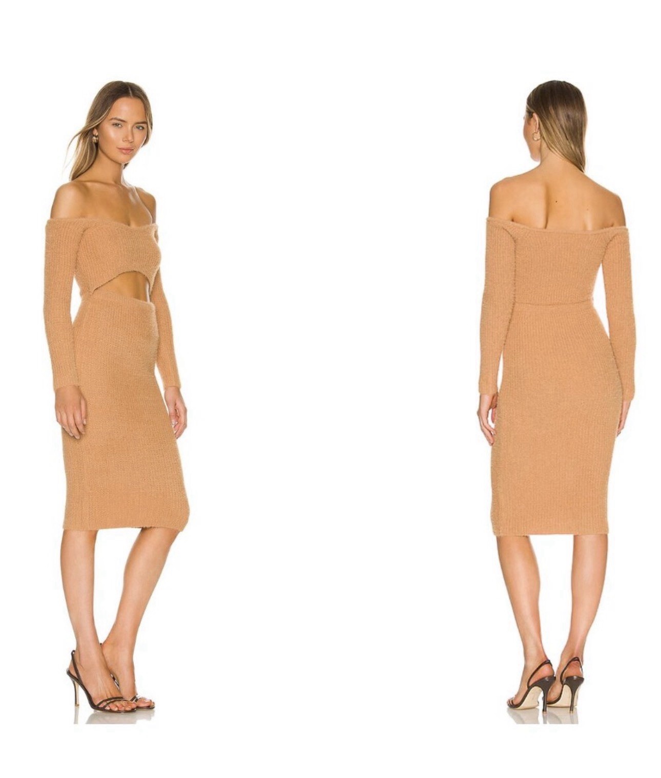 NWT AFRM Revolve Muni Dress Size Small in Brown