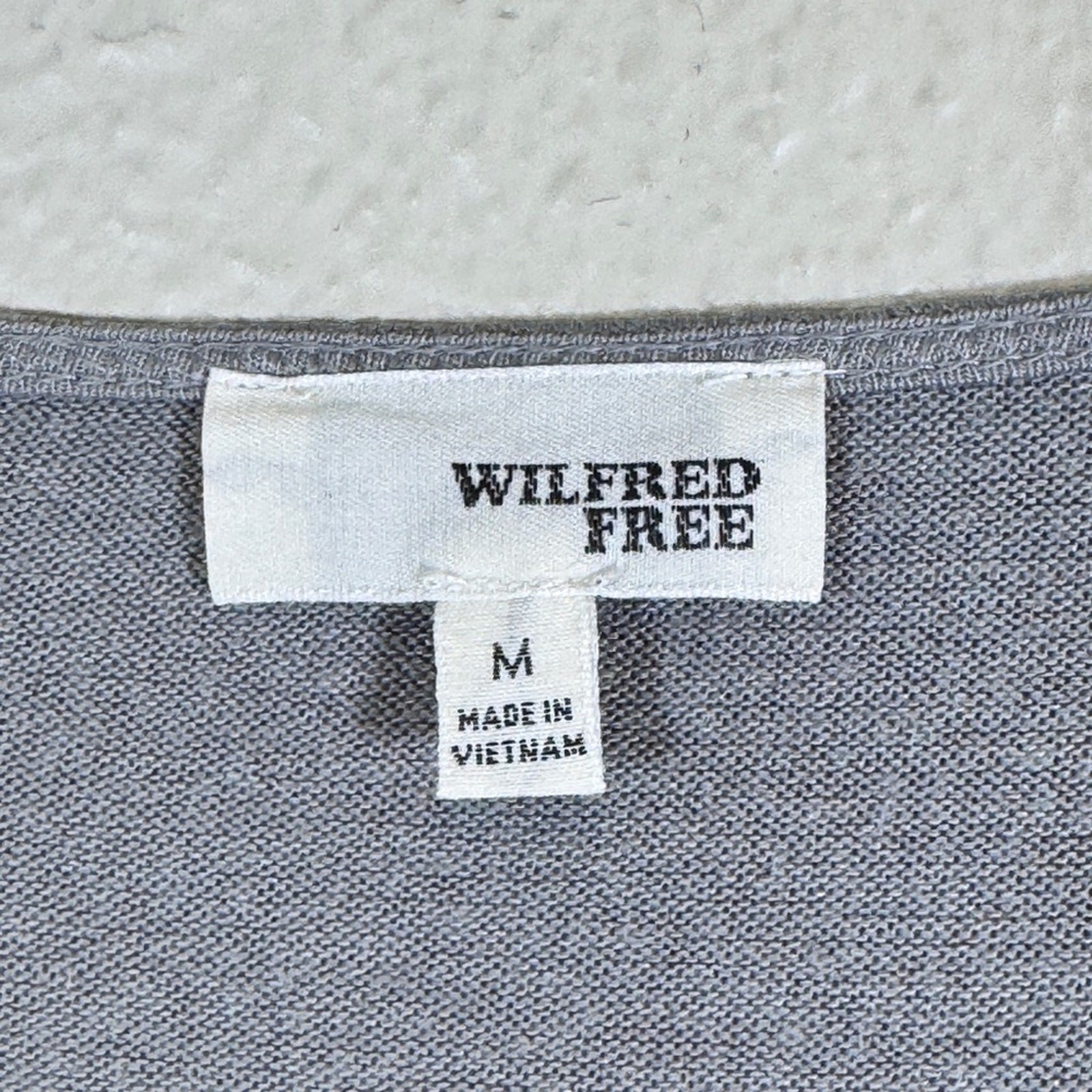 Wilfred Free Aritzia Grey Lorelei Knit Mini Dress Womens M Casual Cozy Comfort