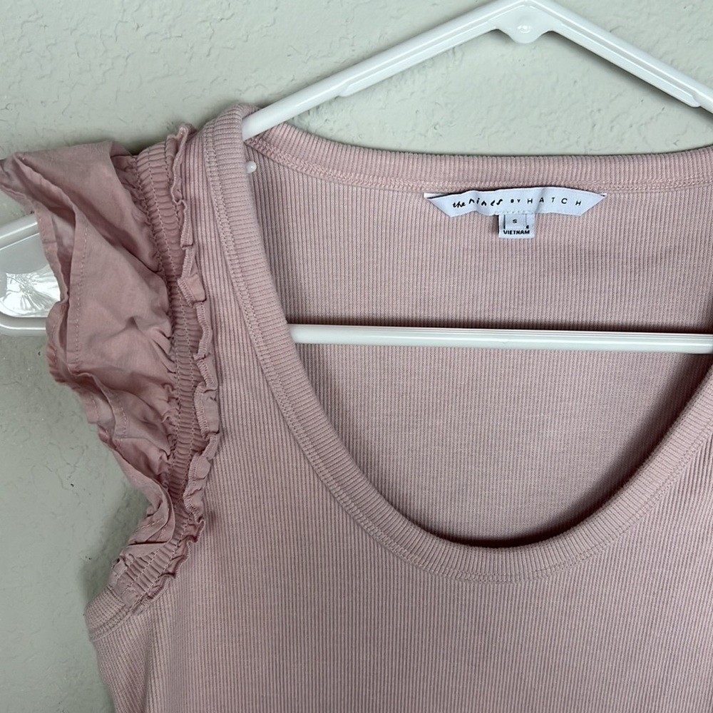 Blush maternity dress
