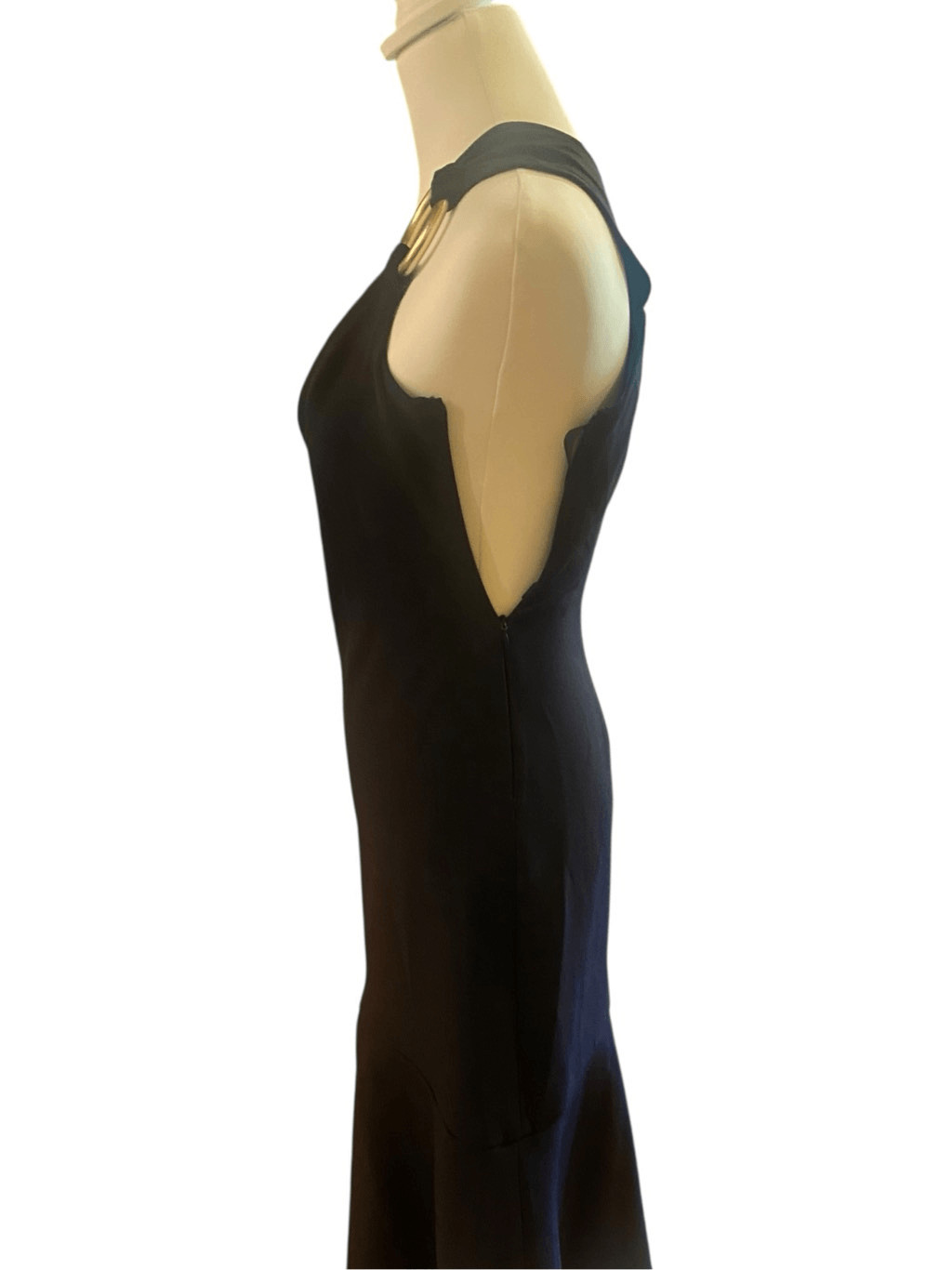 Shoshanna Eonia Black Asymmetrical One Shoulder Dress Size 0 MSRP: $570