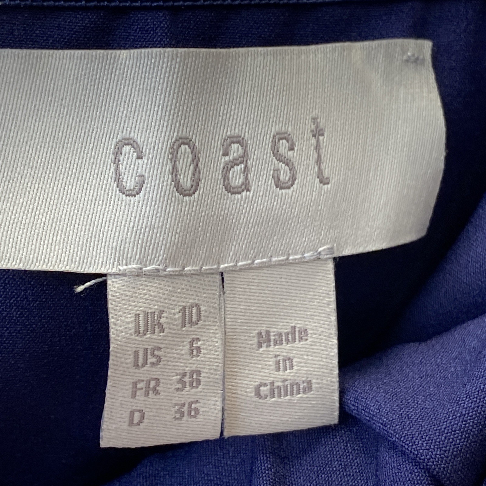 Coast Blue Structural Gathered Layered Corset Maxi Dress Gown Size 10 PBF2008399
