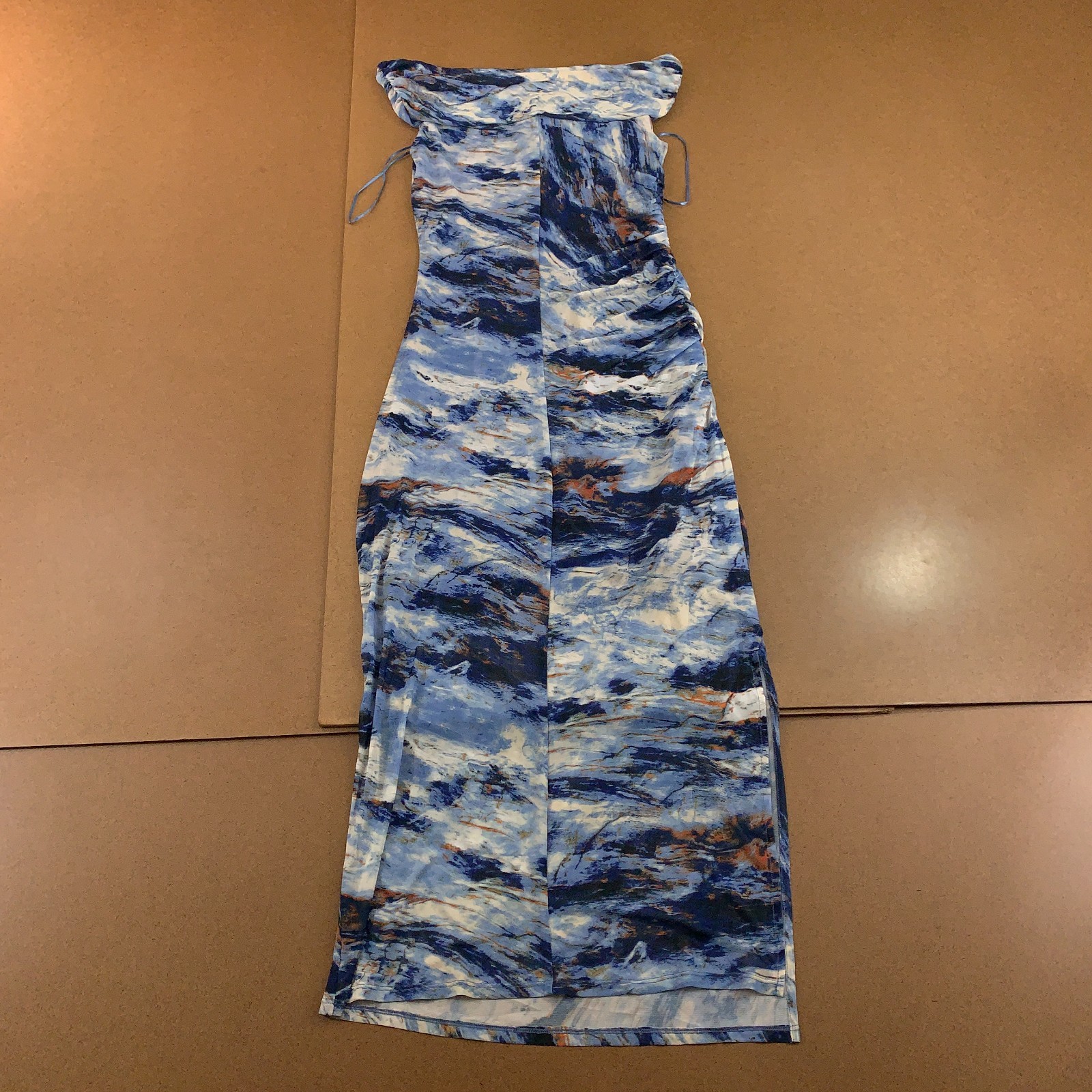 Nine Britton Womens Small Navy Alyce Off the Shoulder Fitted Bodycon Dress NWT