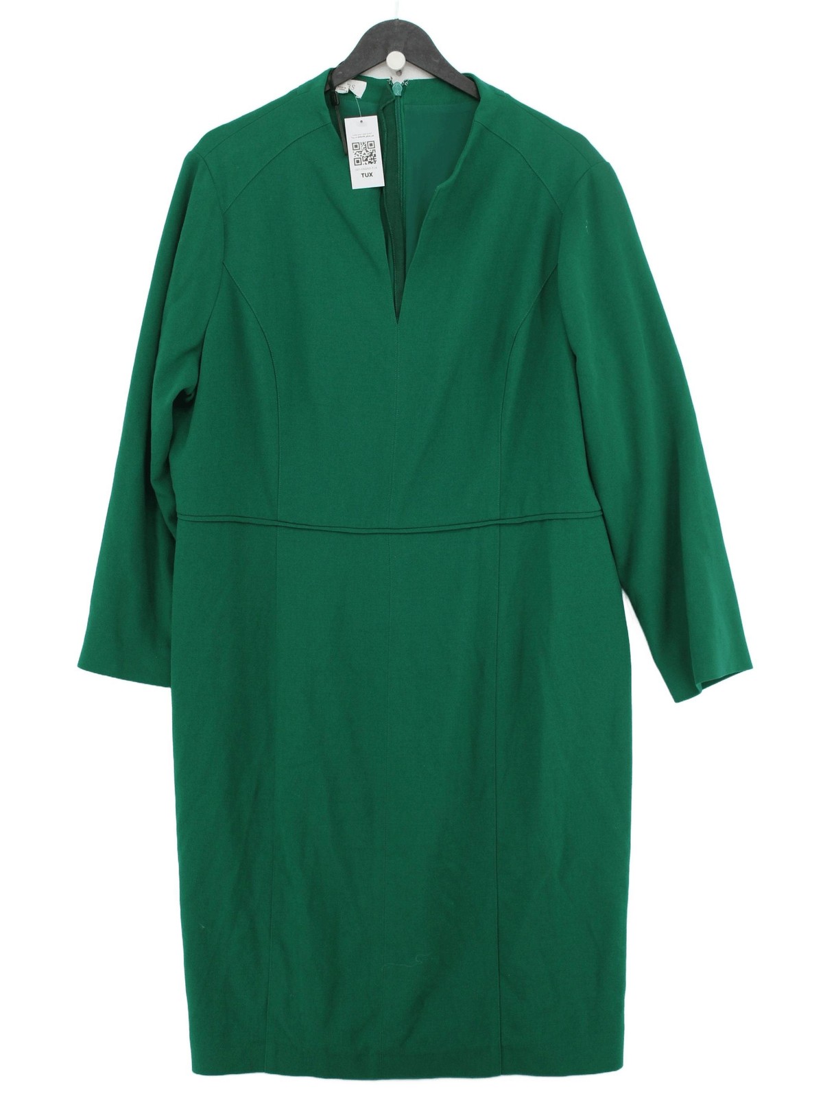 Hobbs Shirt Midi Dress UK20 in Green