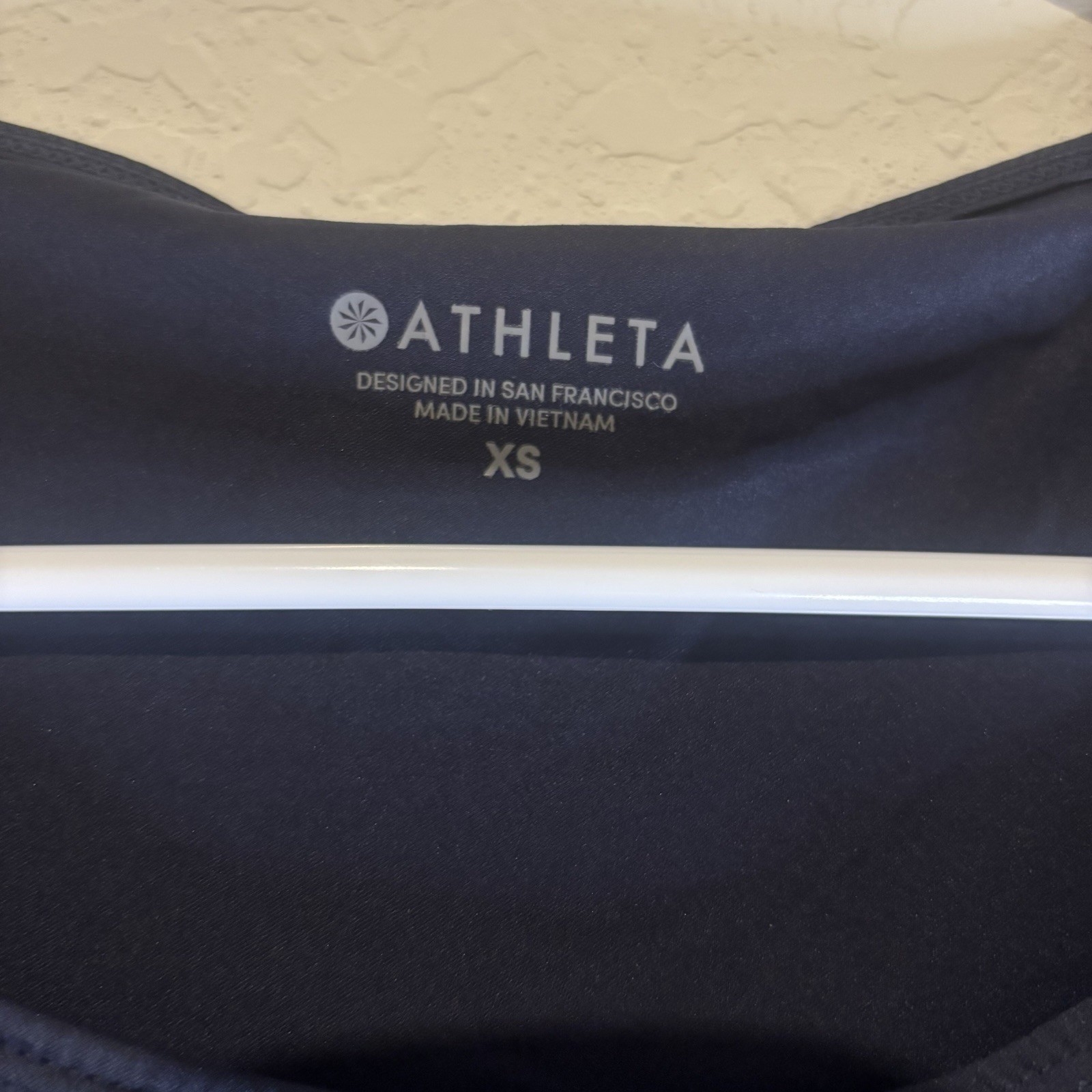 Athleta Sunlover Hilo UPF Dress Navy Asymmetric Stretch XS