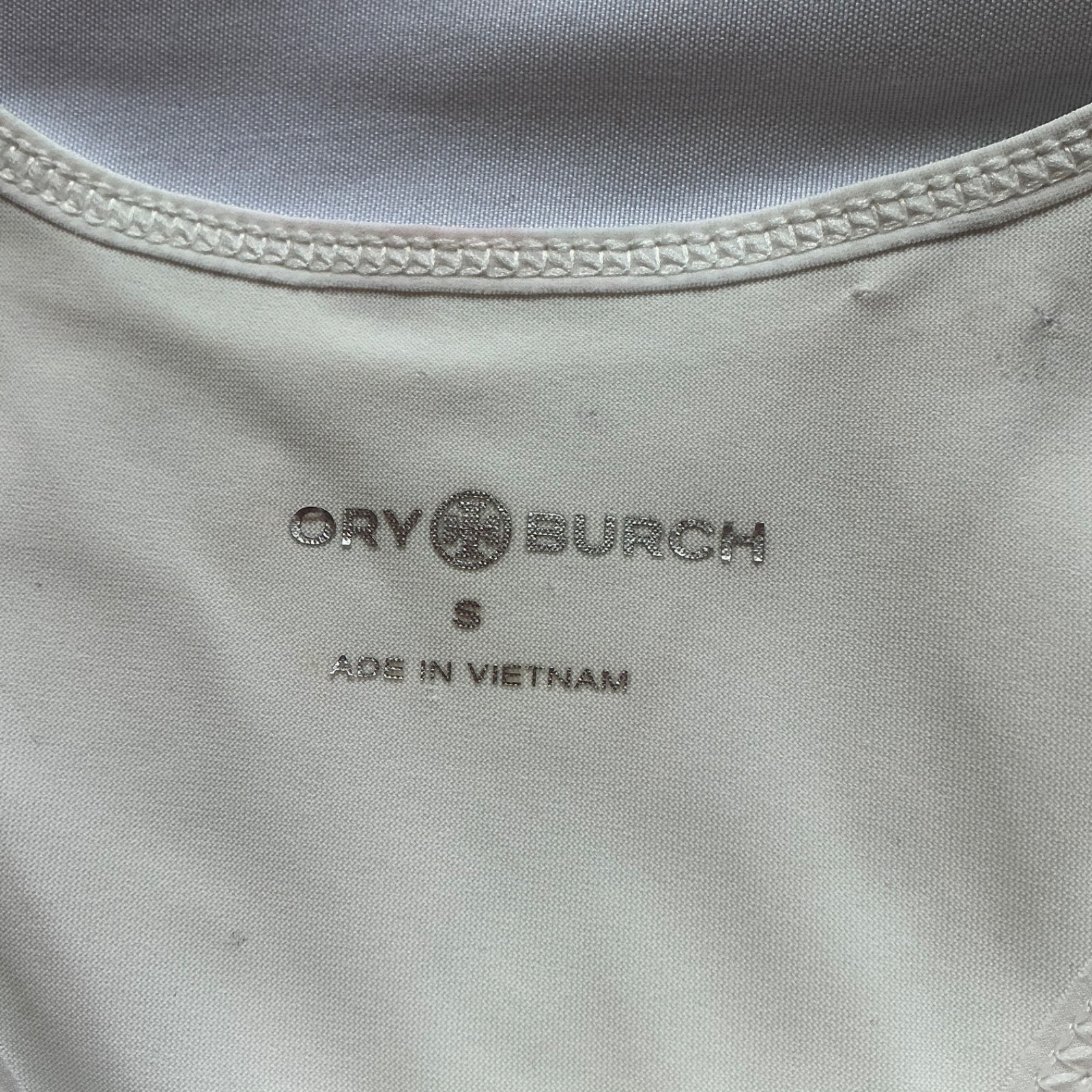 Tory Burch Performance Jersey Racerback Tennis Dress S White Tank Athletic