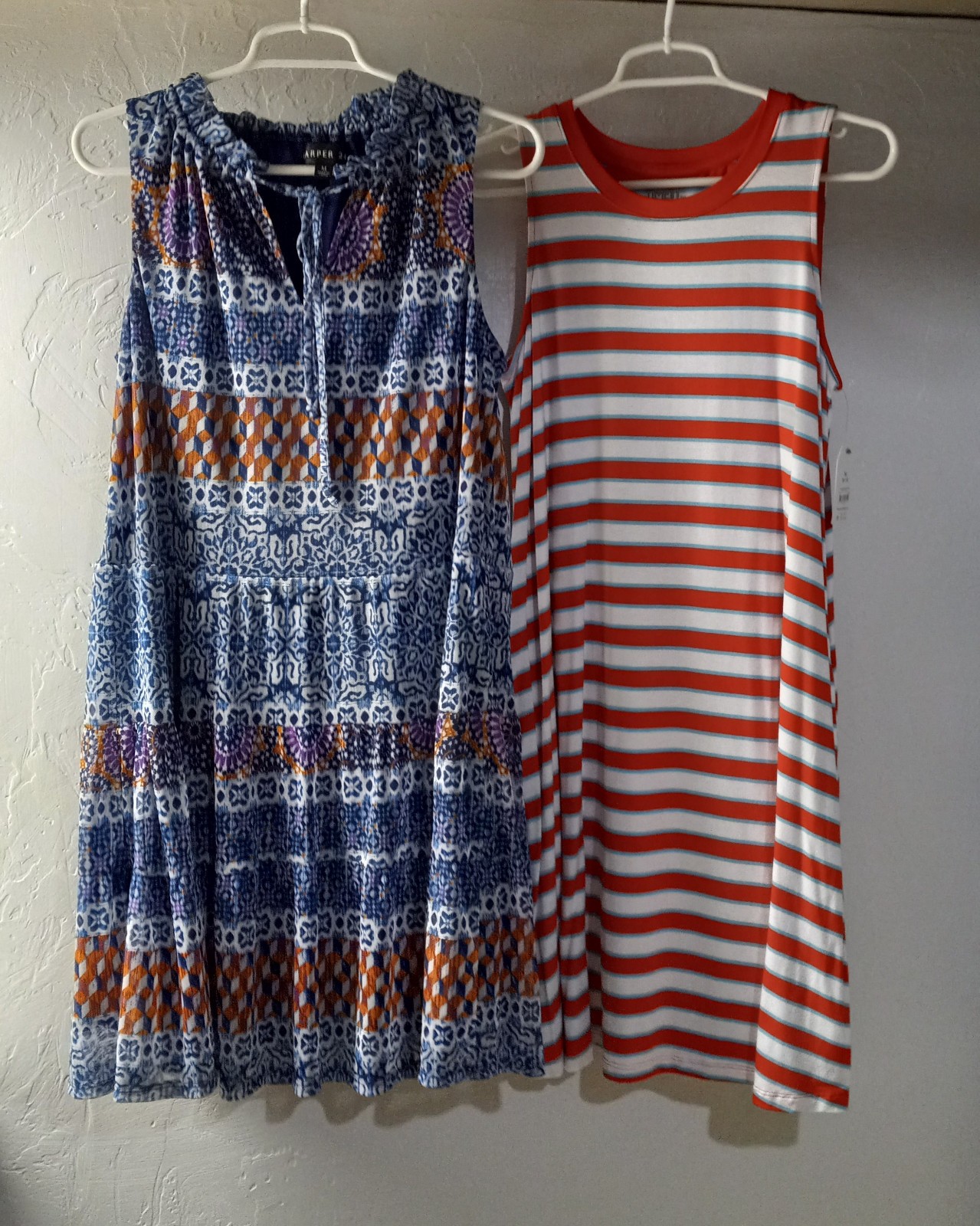 Harper 241 Sleeveless Dress & NEW Time and Tru Dress NWT both size M (8-10)