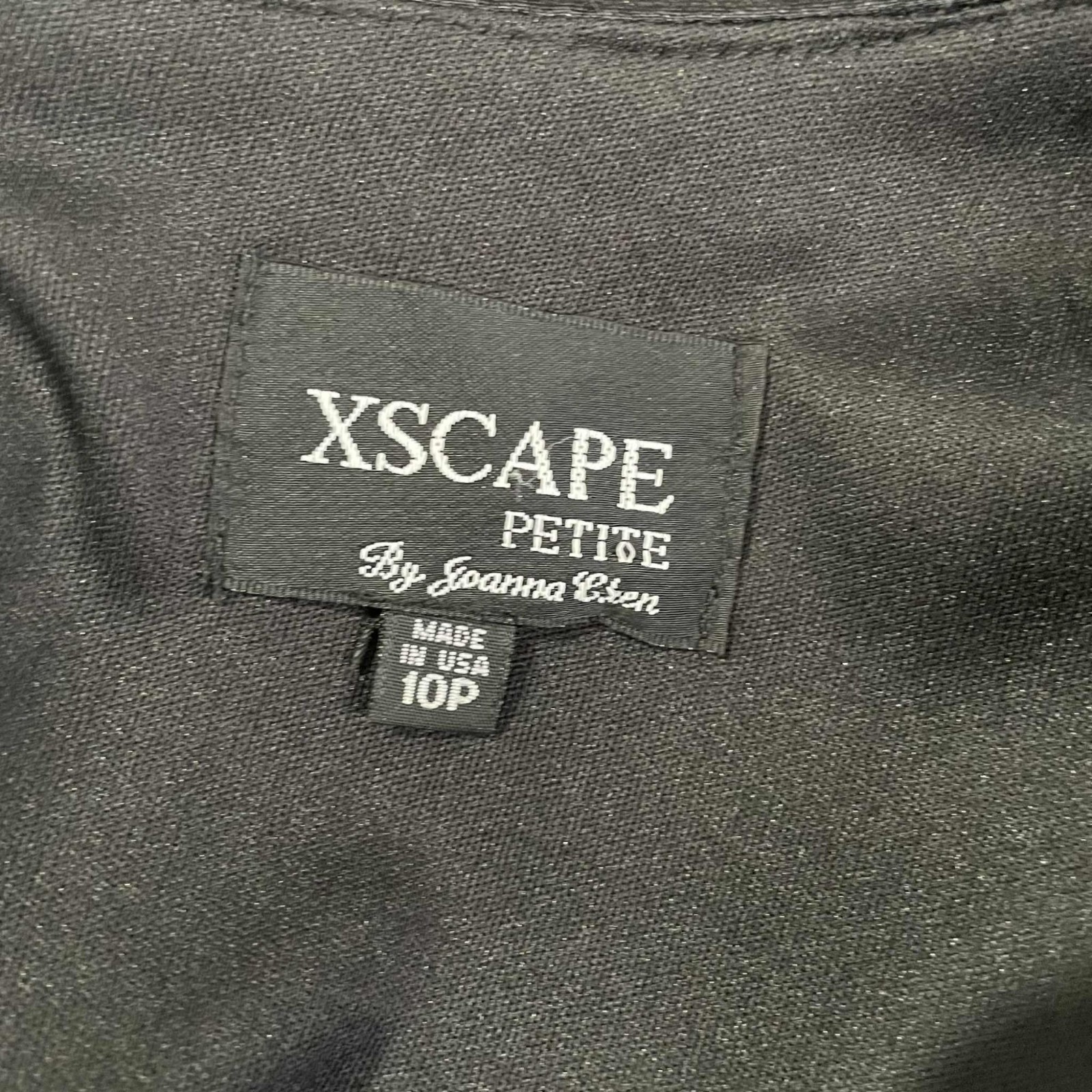 Xscape Petite Size 10 P Dress Sequin Black Holidays Classy