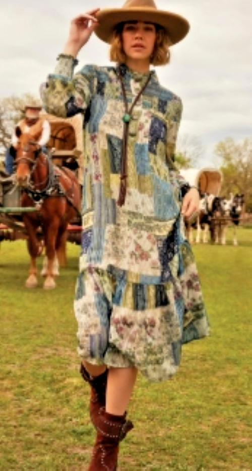 NWT DOUBLE D RANCH Elsa Dress Size X Small