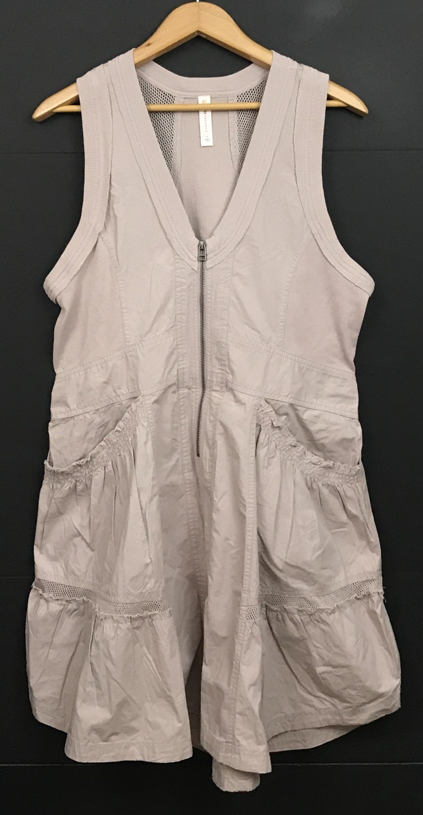 Daily Practice by Anthropologie Trek Utility Mini Dress in Muted Rose Size L