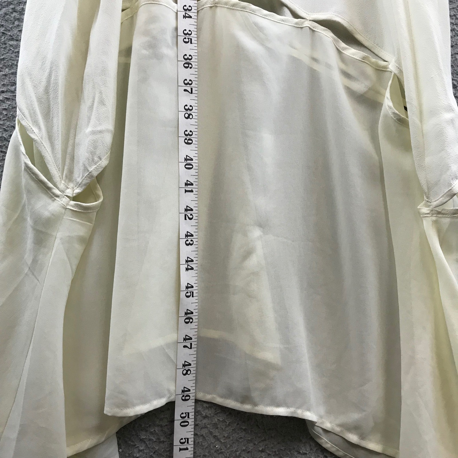 New TOBI XS Ivory Sleeveless High Low Dress Cutout Hem Casual Party Cocktail