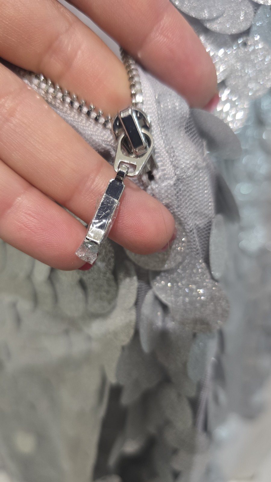 Roman Silver Sequin Shift Party Christmas Dress Size 10 UK Brand New With Tags