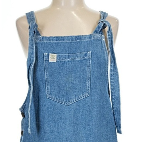 Lucy & Yak Mini Pini Dress Denim Mid Wash Large / UK 18-20 EUC Organic Cotton